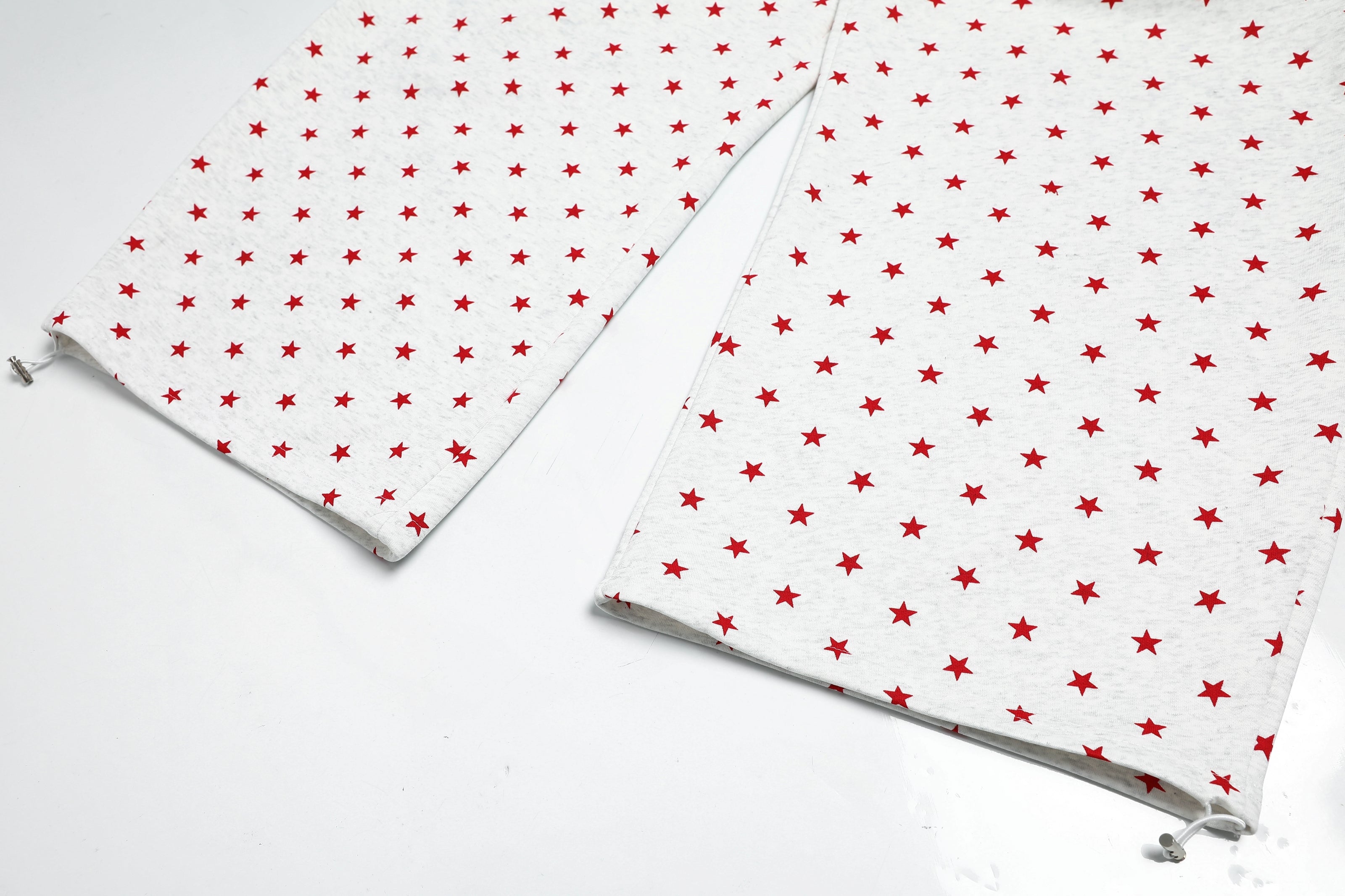 CapCabin Star Print Wide-Leg Pants