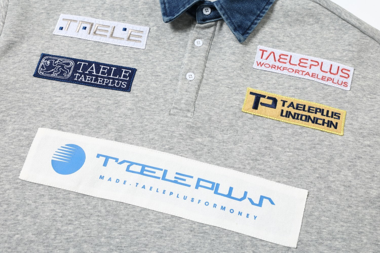 CapCabin Patchwork Polo Sweatshirt