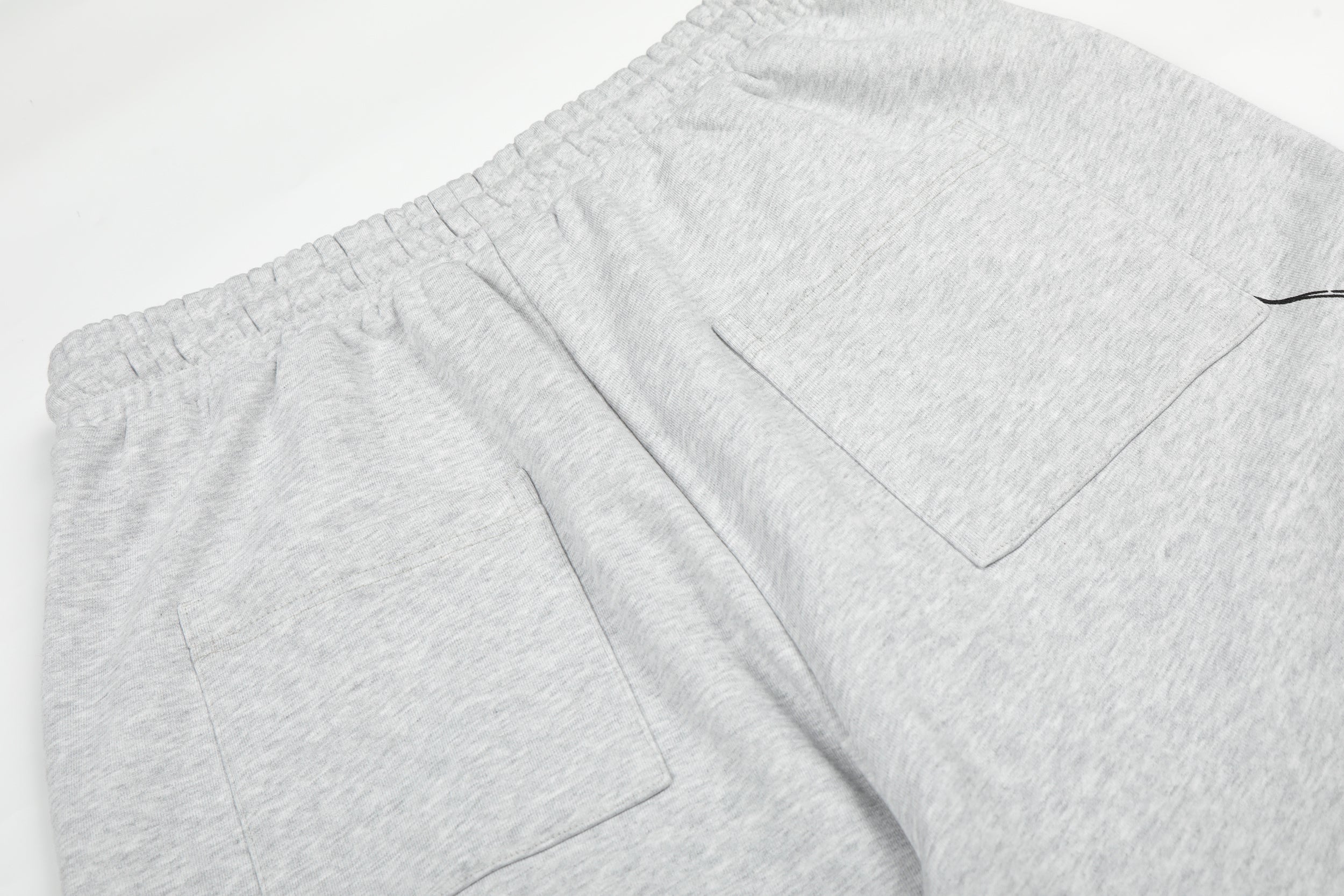 CapCabin Gothic Line Graphic Wide-Leg Sweatpants