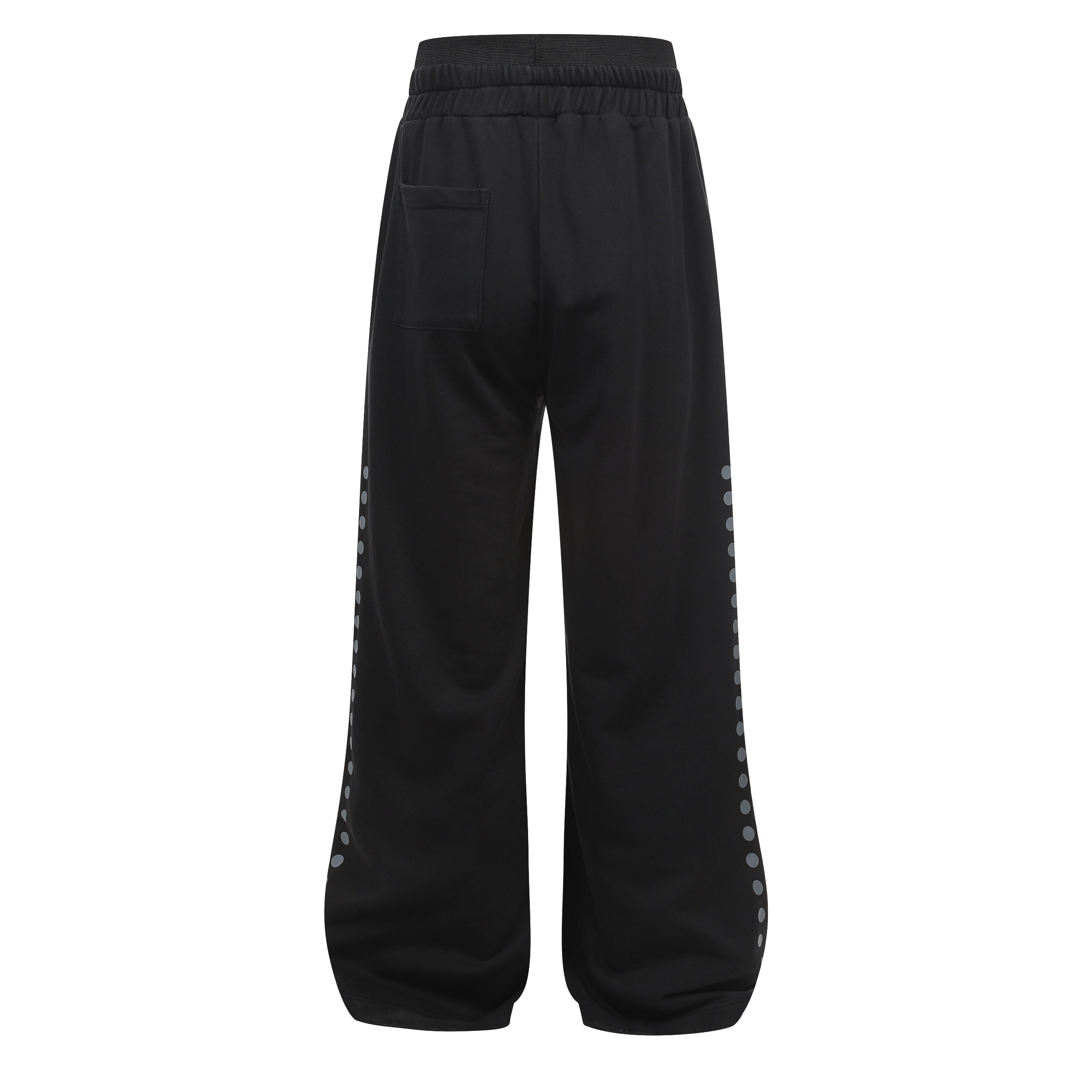 CapCabin “Distressed Sport Wide-Leg Pants”