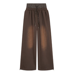 CapCabin Vintage Fade Wide-Leg Sweatpants