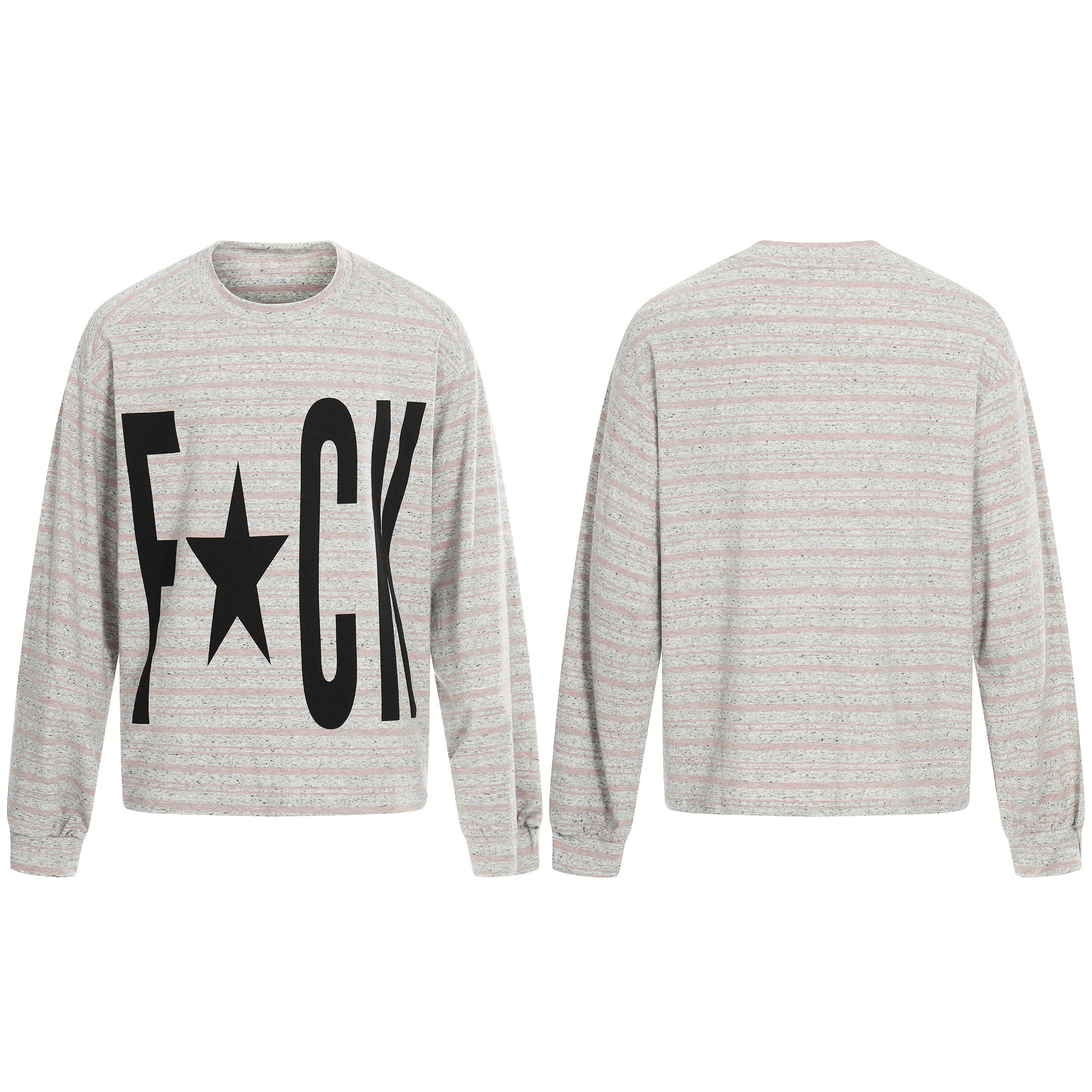 CapCabin Graphic Striped Long Sleeve Tee