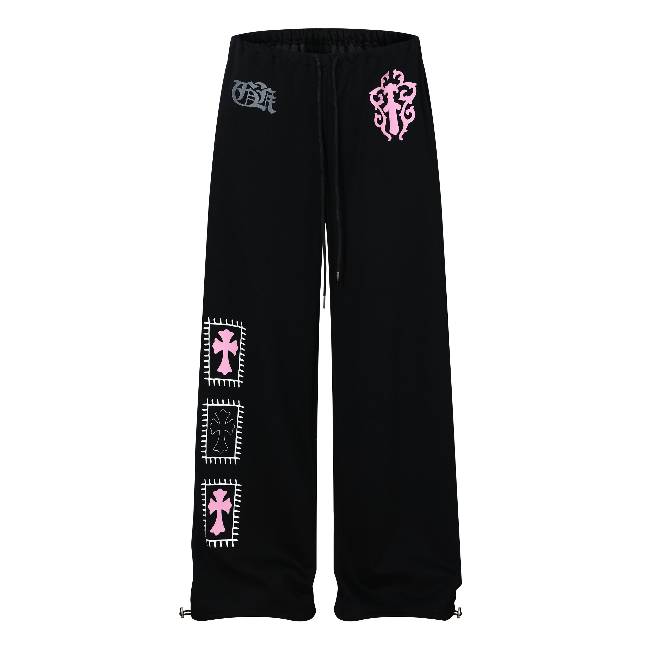 CapCabin Graphic Wide-Leg Sweatpants