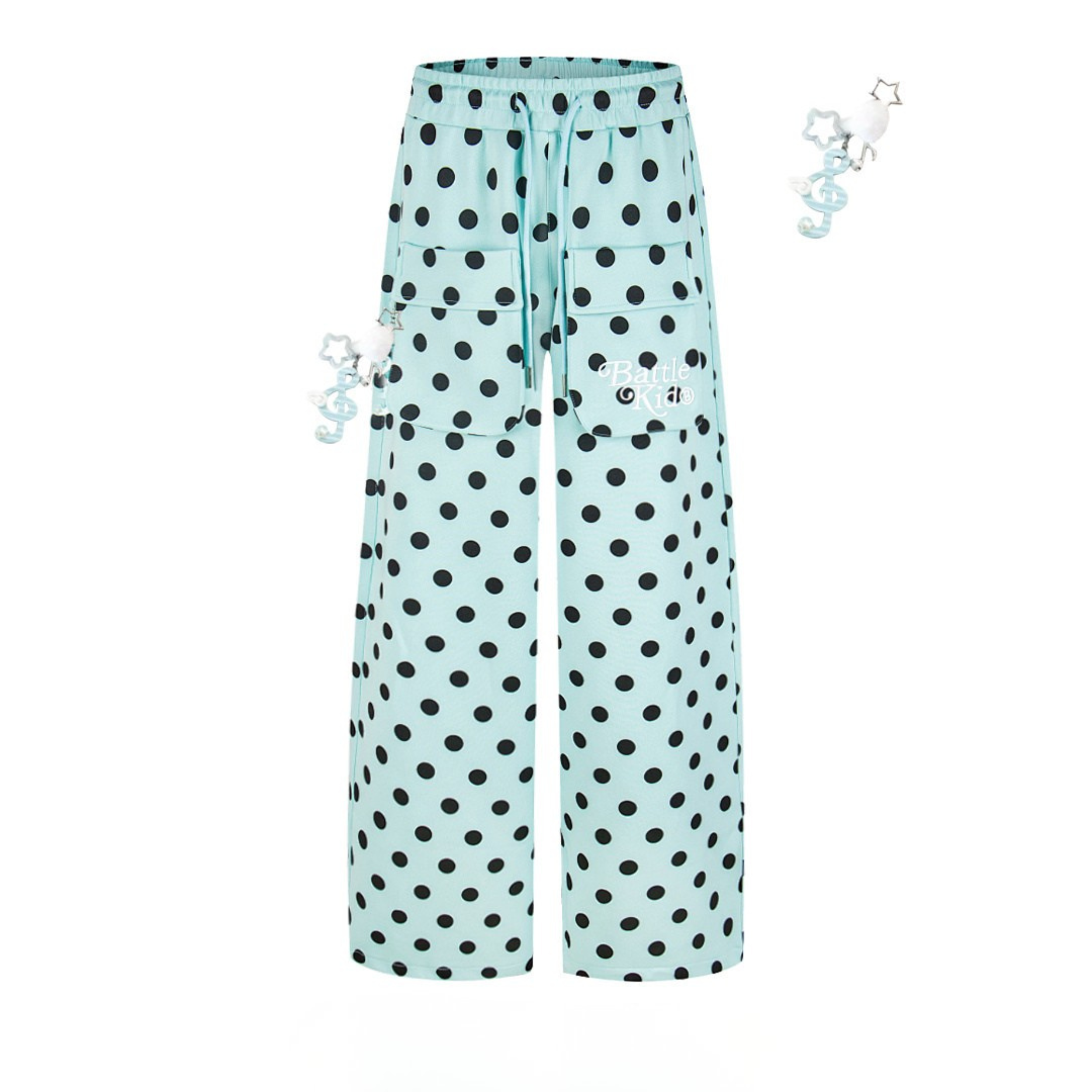 CapCabin Polka Dot Cargo Pants