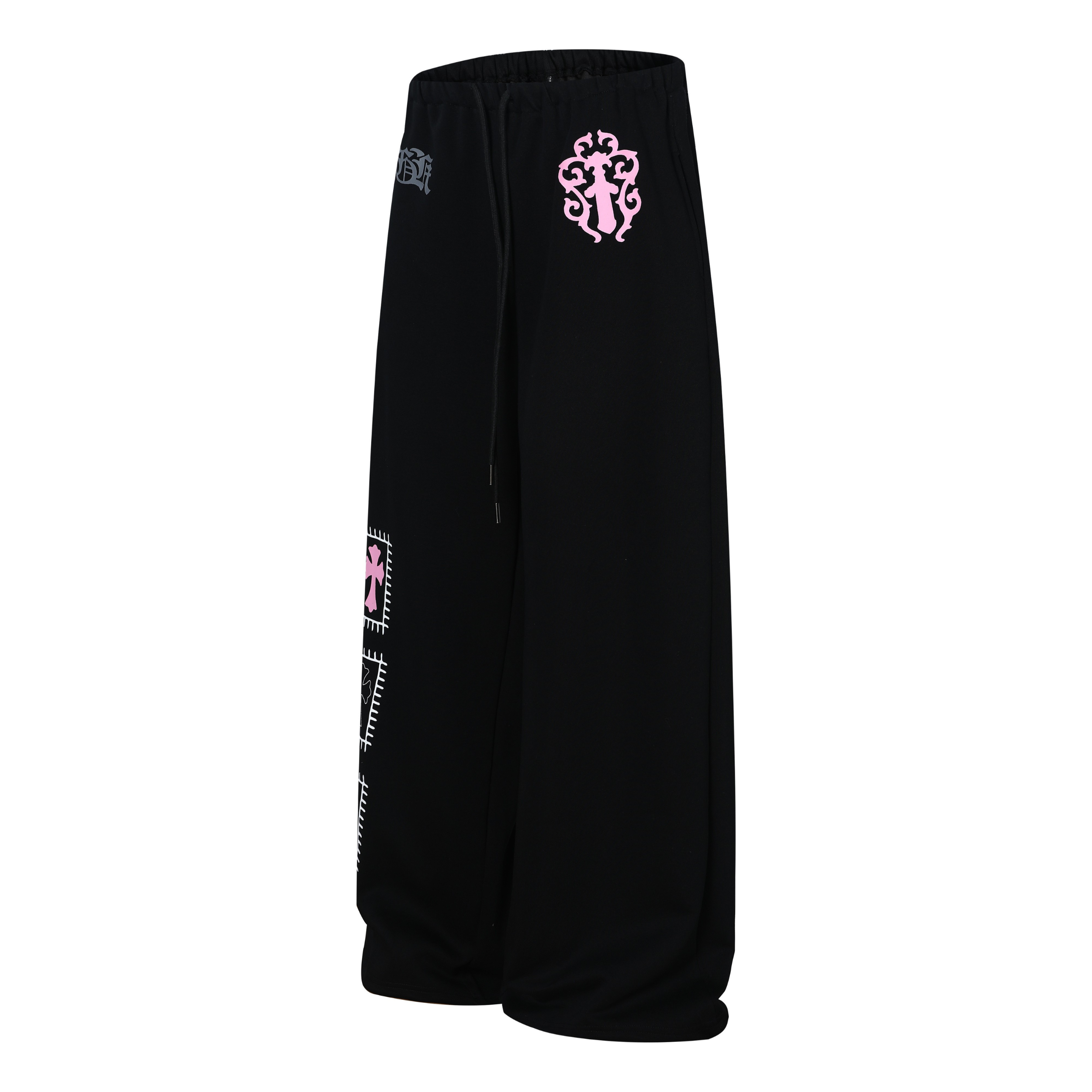 CapCabin Graphic Wide-Leg Sweatpants