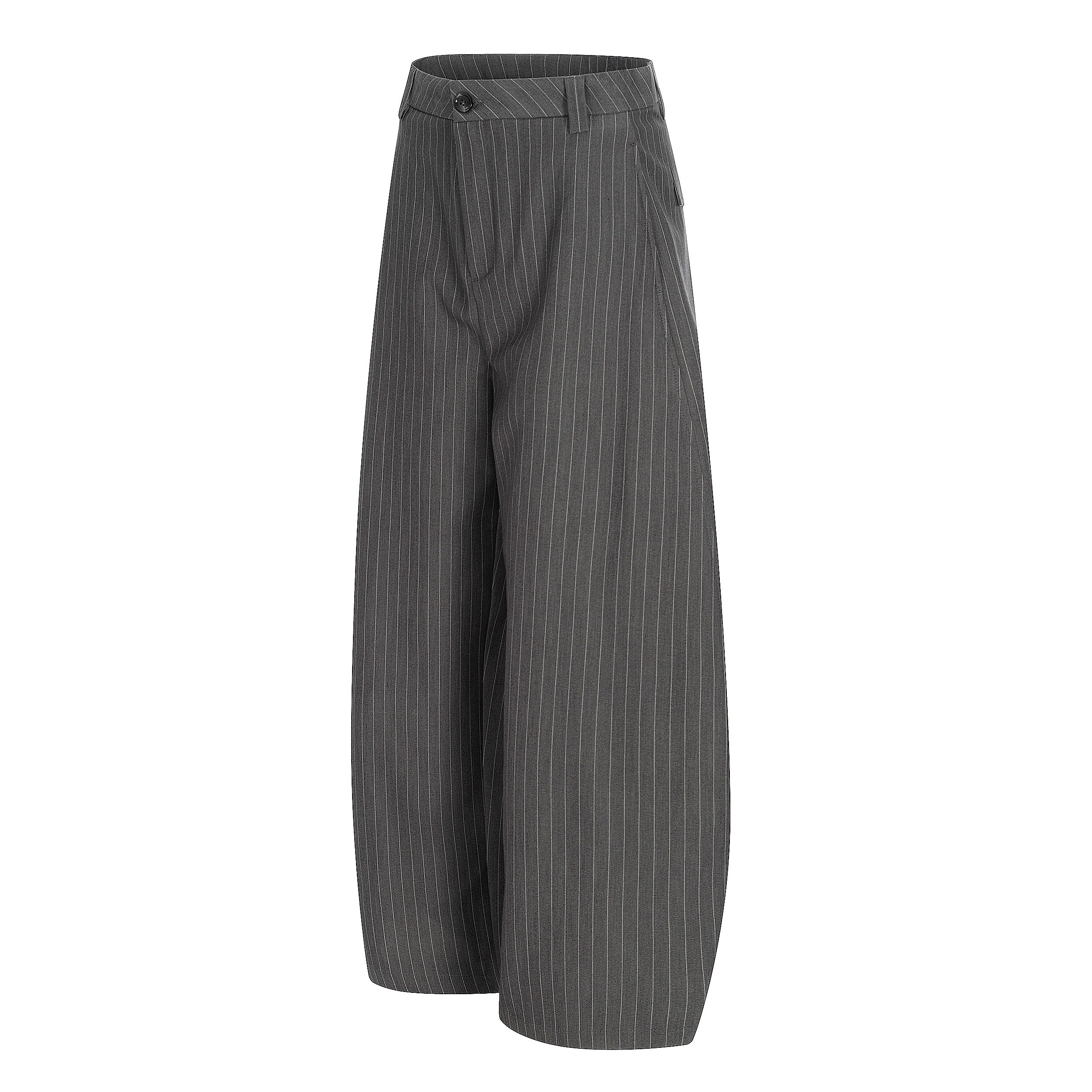 CapCabin Pinstripe Wide-Leg Trousers