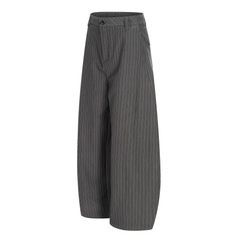 CapCabin Pinstripe Wide-Leg Trousers