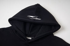 Hellstar Flame Tribal Graphic Hoodie & Pants Set - Black Streetwear Tracksuit
