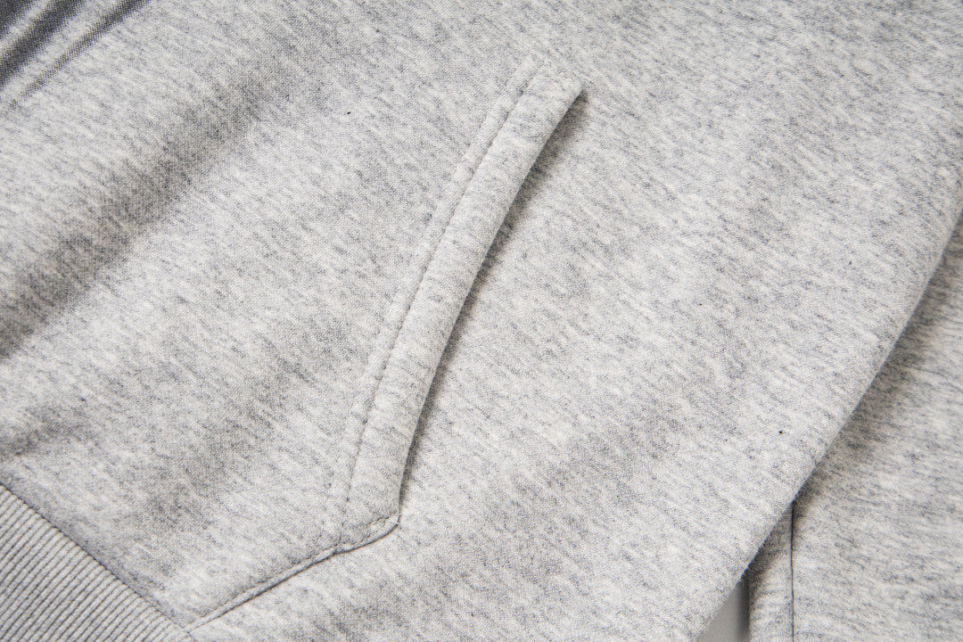 Hellstar Holy Cross Flame Graphic Hoodie & Pants Set - Grey Streetwear Tracksuit