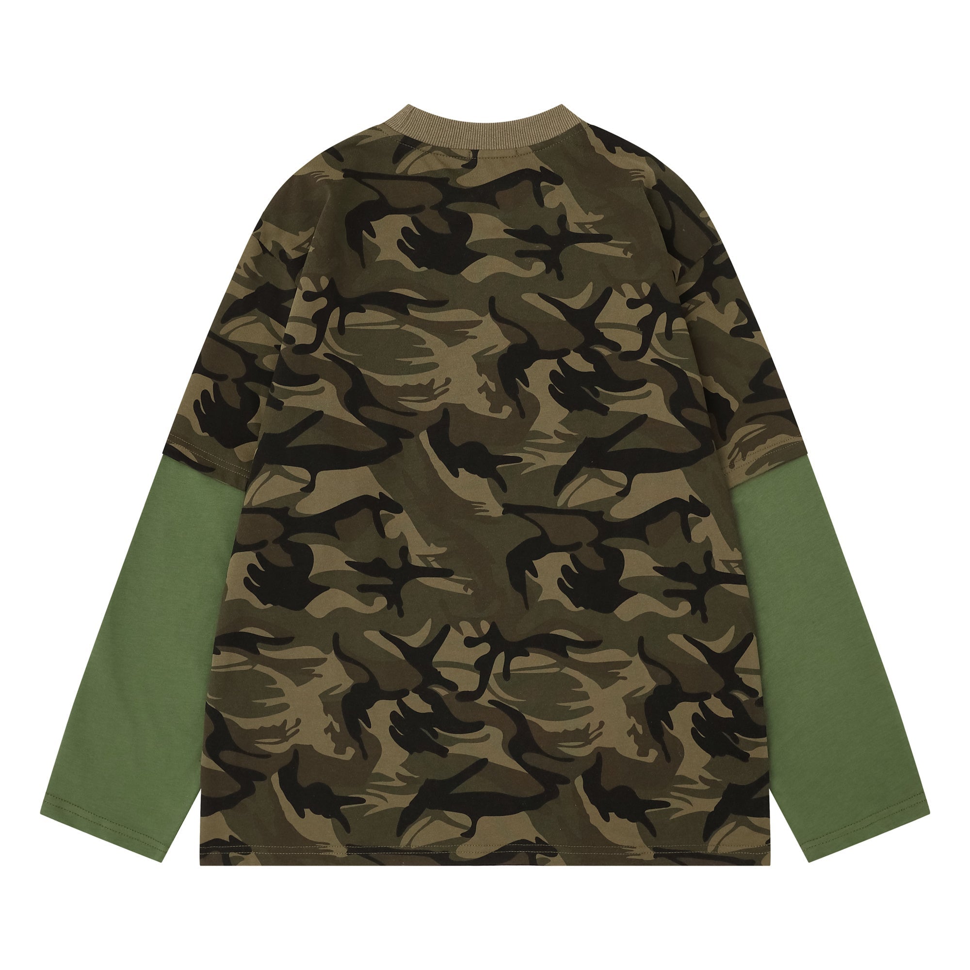 CapCabin Layered Camo Long Sleeve Tee