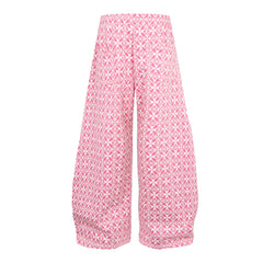 CapCabin All-Over Pattern Graphic Wide-Leg Pants