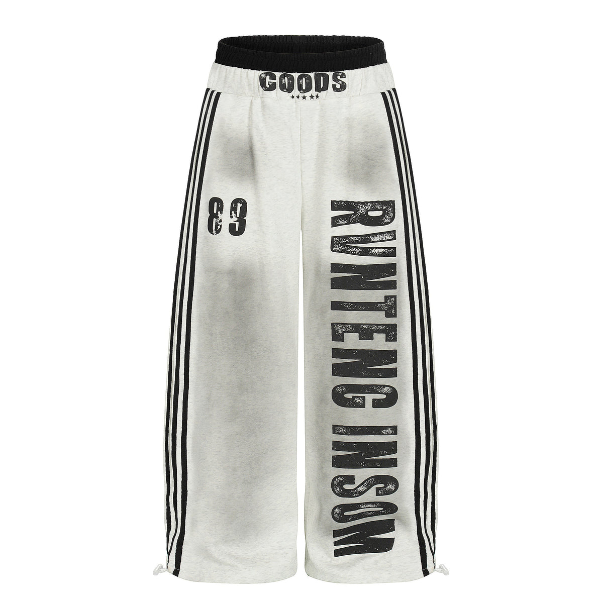 CapCabin Bold Letter Stripe Track Pants