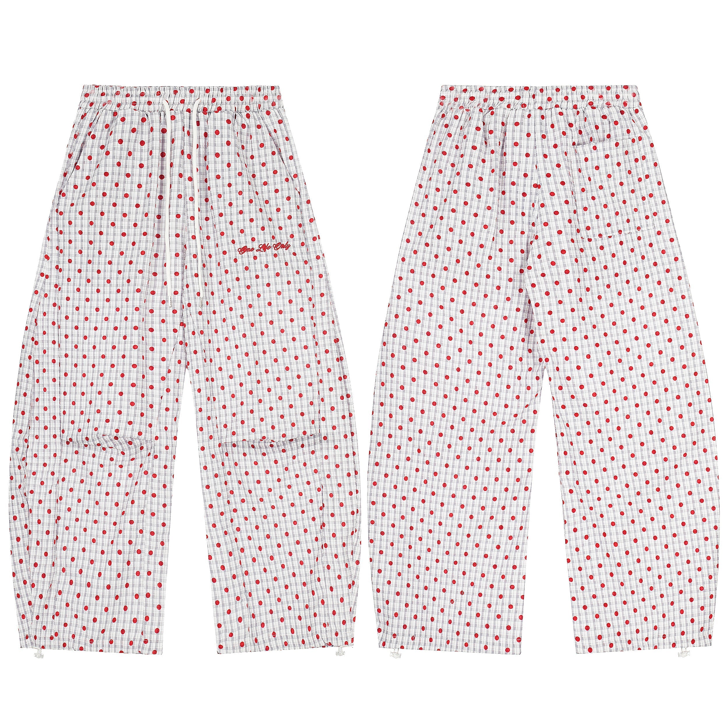 CapCabin Polka Dot Wide-Leg Pants