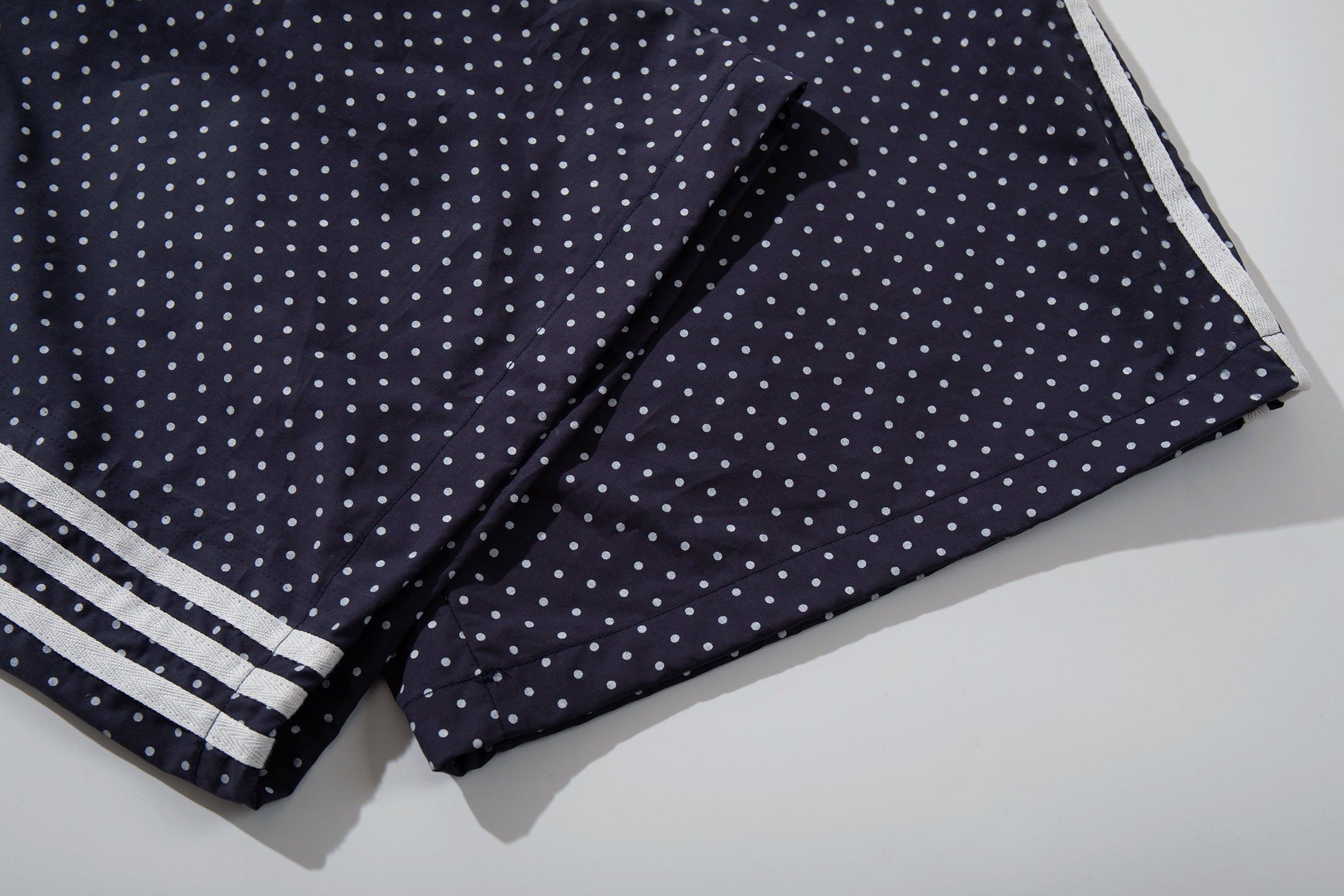 CapCabin “Polka Mesh Wide-Leg Pants”