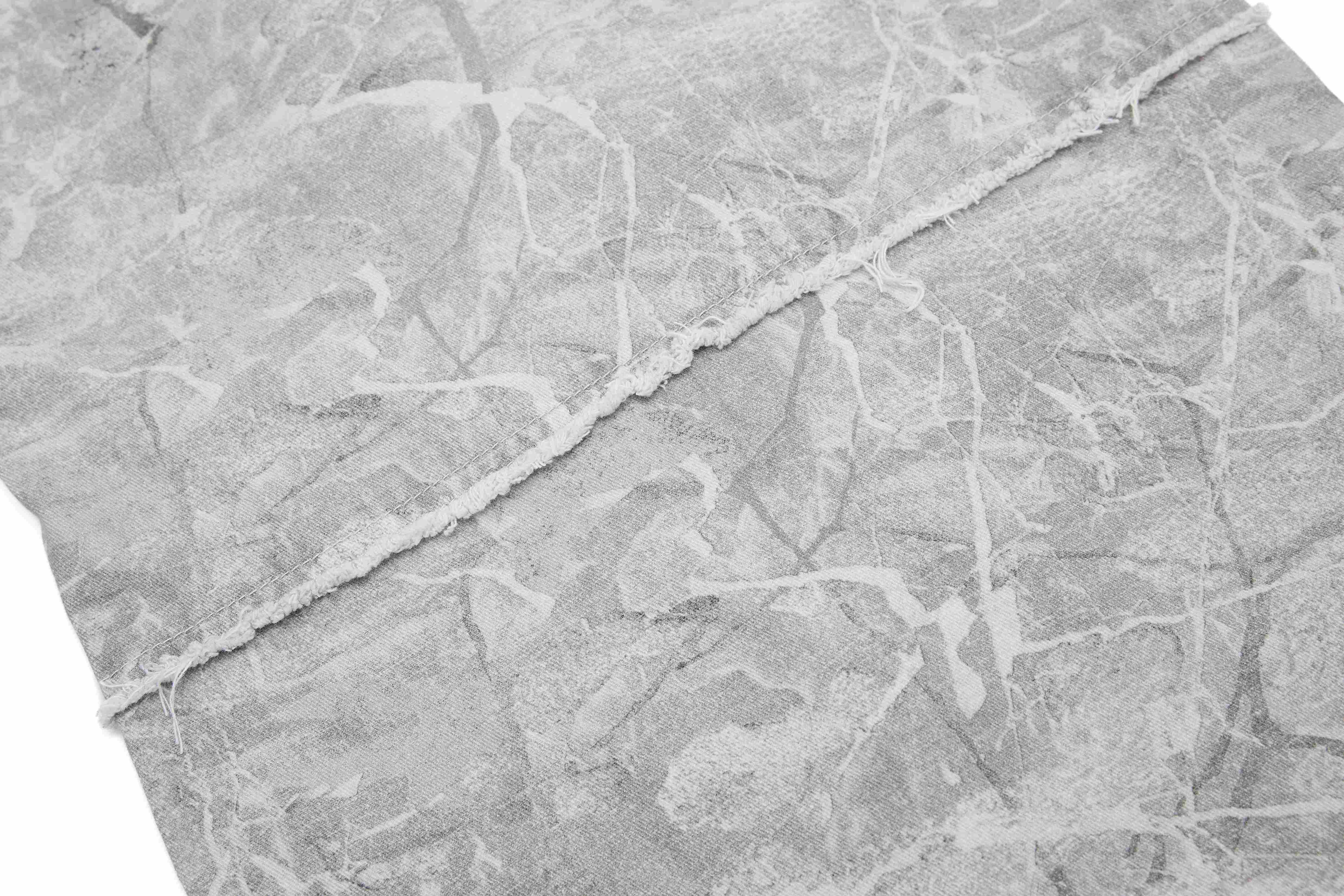 CapCabin “Washed Marble Wide-Leg Pants”