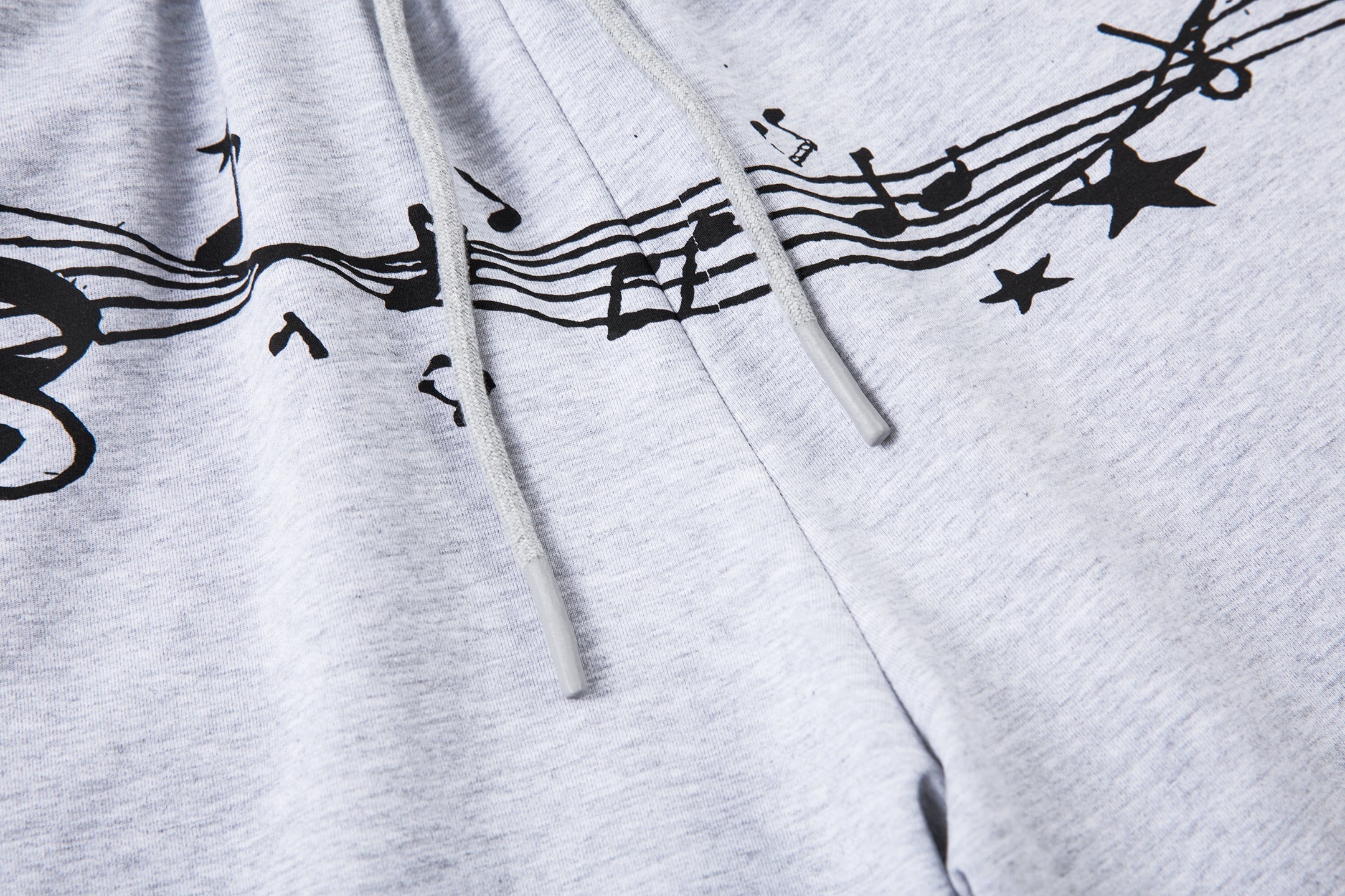 CapCabin Music Graphic Wide-Leg Sweatpants