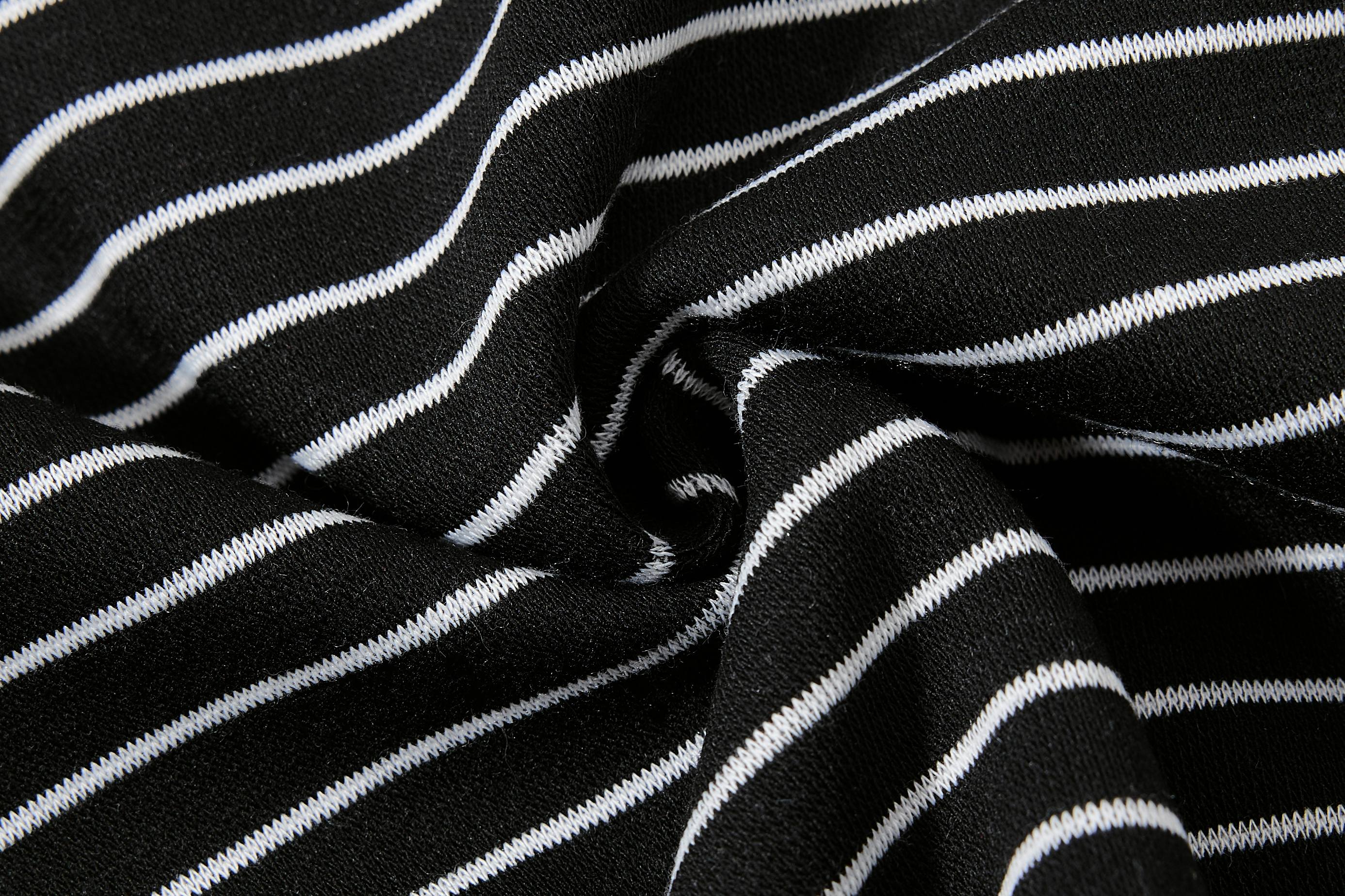 CapCabin “Striped Gothic Draped Pants”