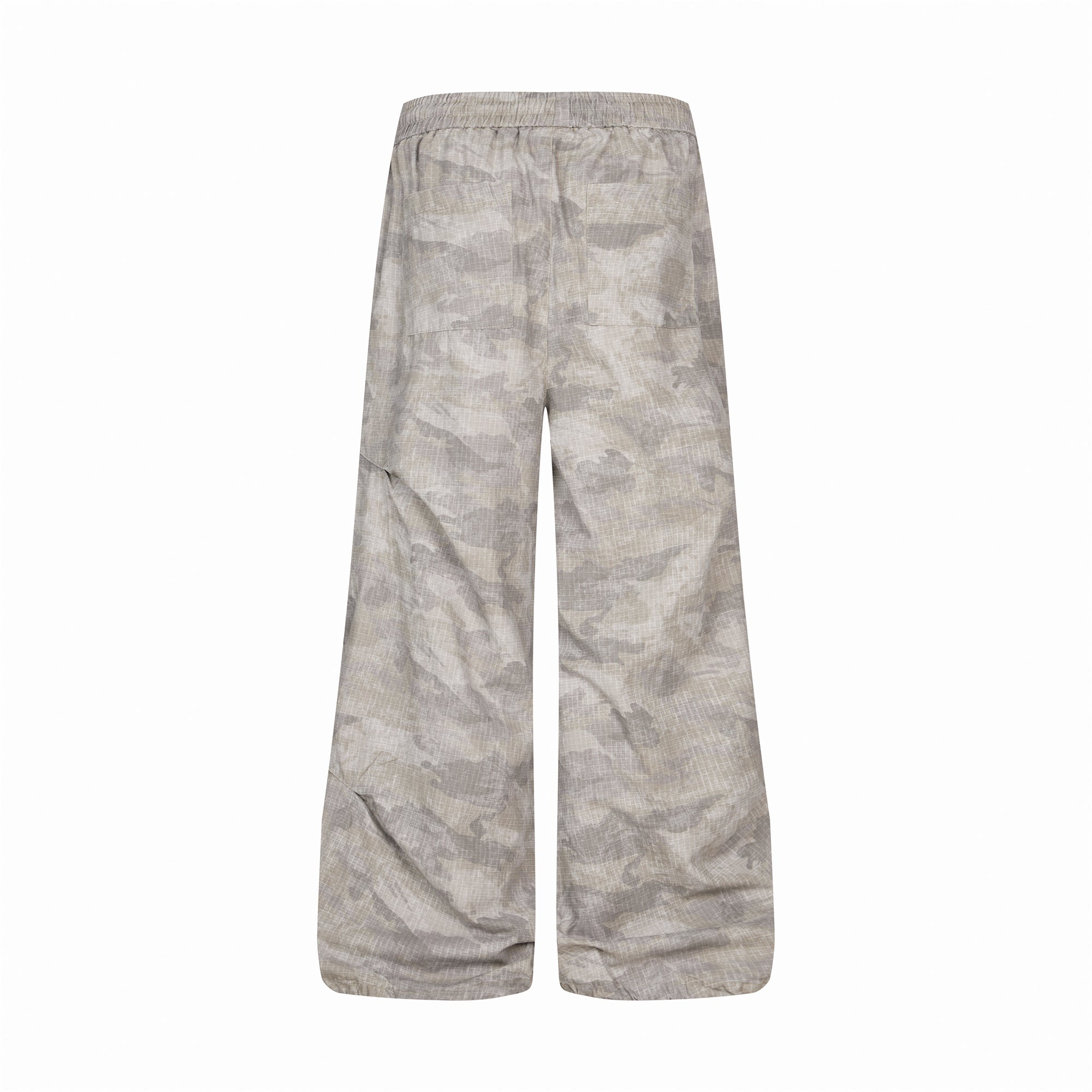 CapCabin Washed Camo Wide-Leg Pants