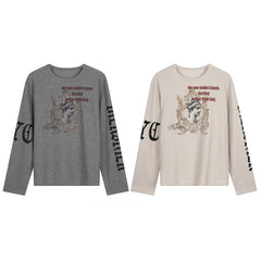 CapCabin Vintage Graphic Long Sleeve Tee