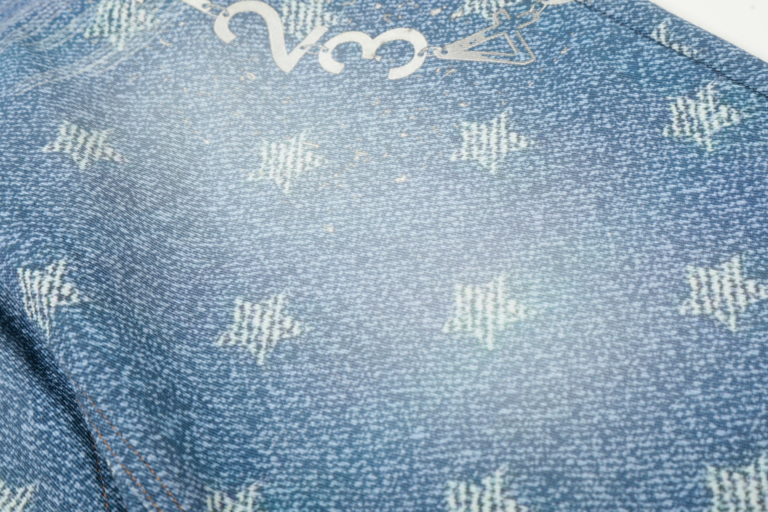 CapCabin “Vintage Patchwork Denim Shorts”