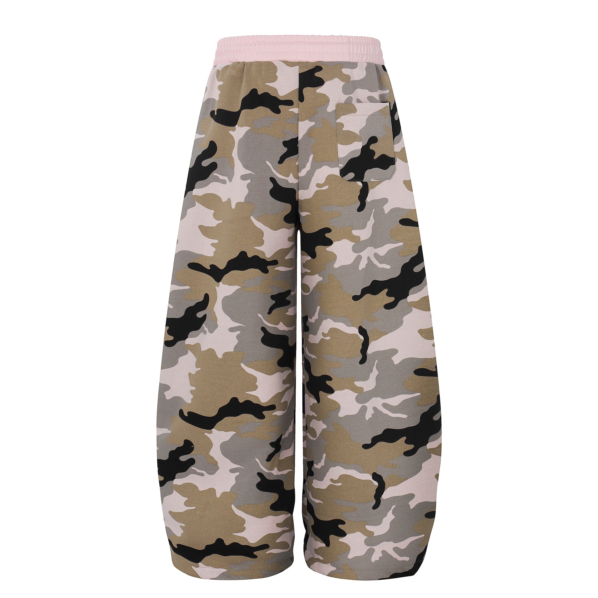 CapCabin Graphic Camo Wide-Leg Sweatpants
