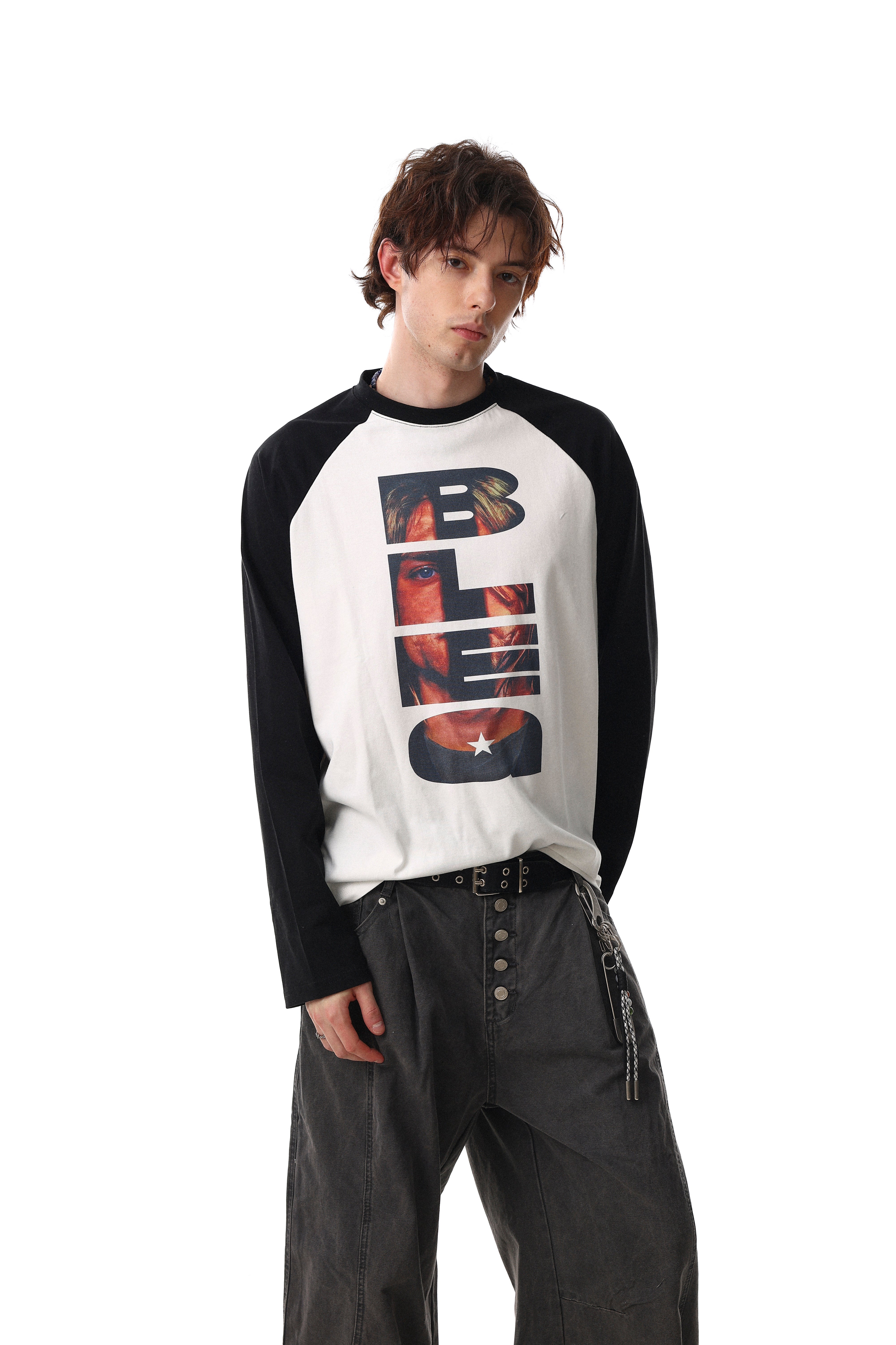 CapCabin Graphic Raglan Long Sleeve Tee