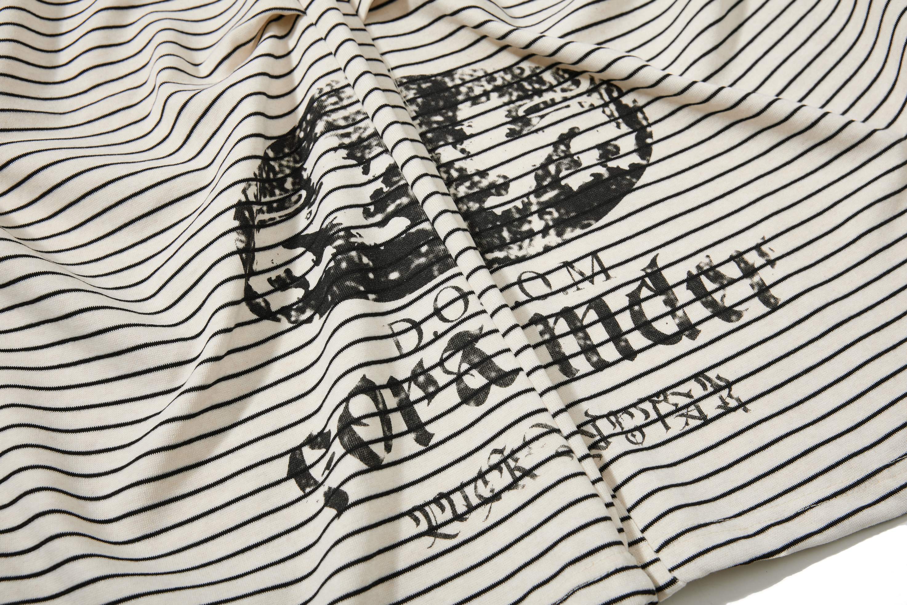 CapCabin “Striped Gothic Draped Pants”
