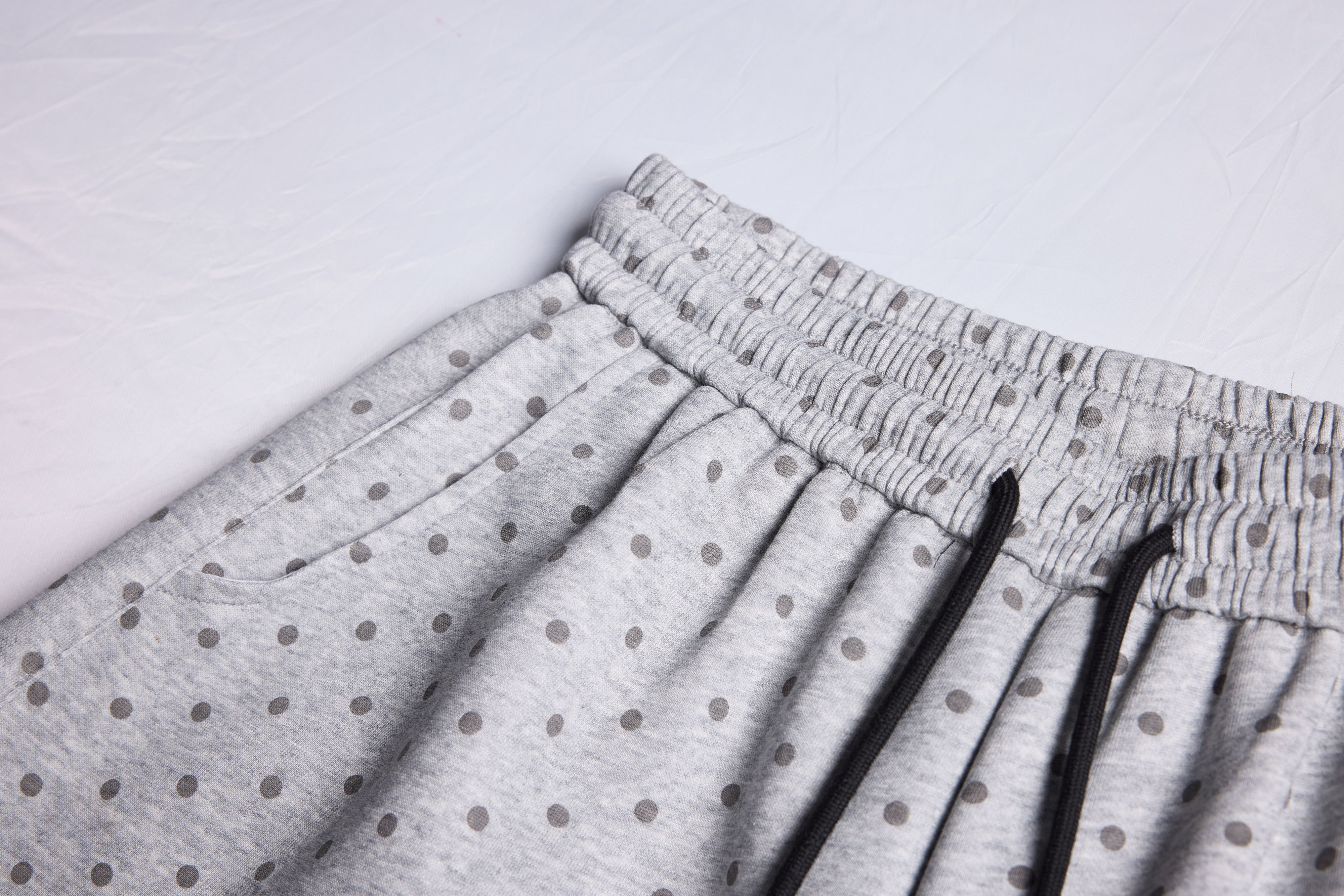 CapCabin Polka Dot Wide-Leg Sweatpants