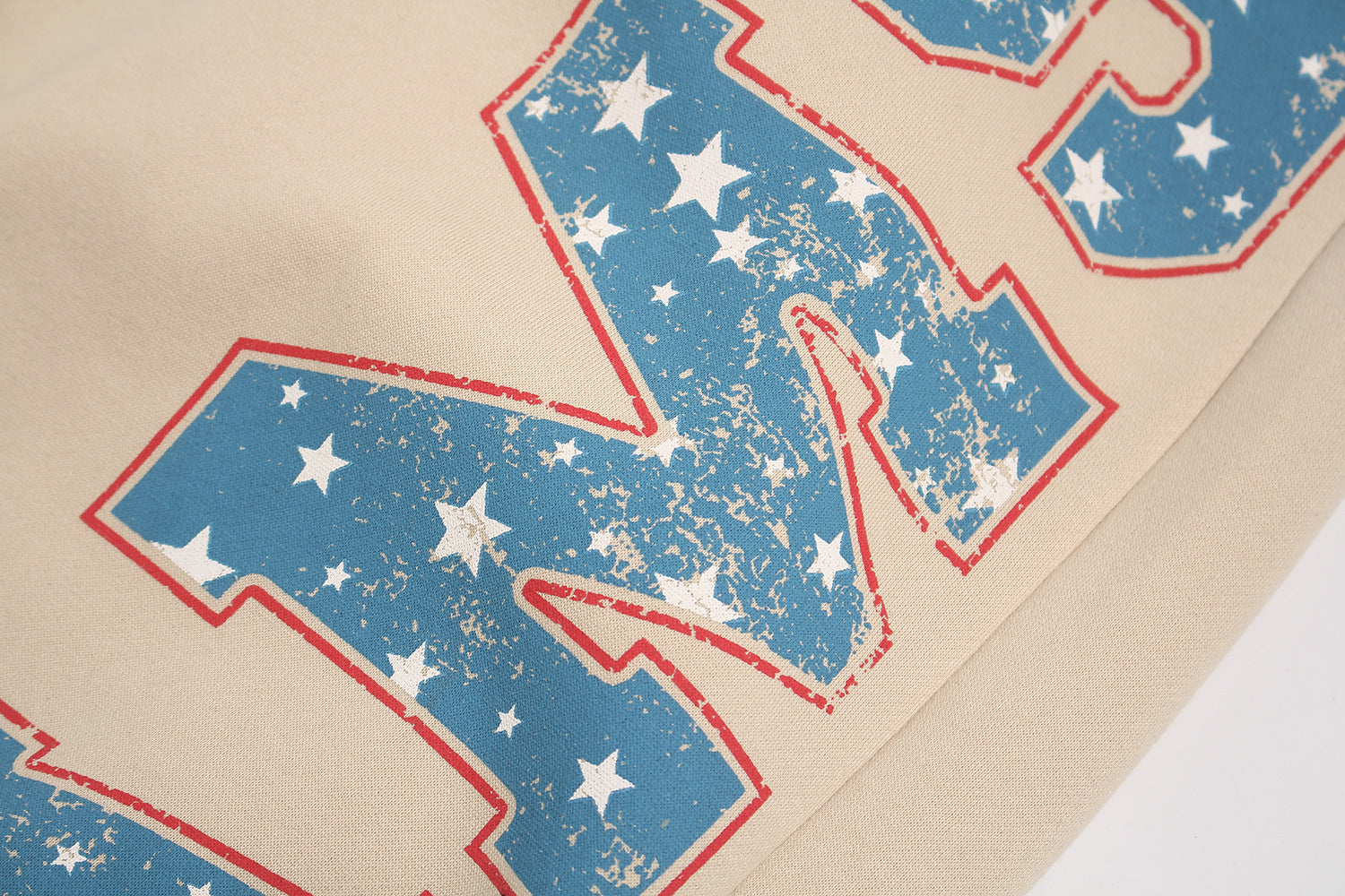 CapCabin Fleece-Lined Retro Letter Wide-Leg Sweatpants