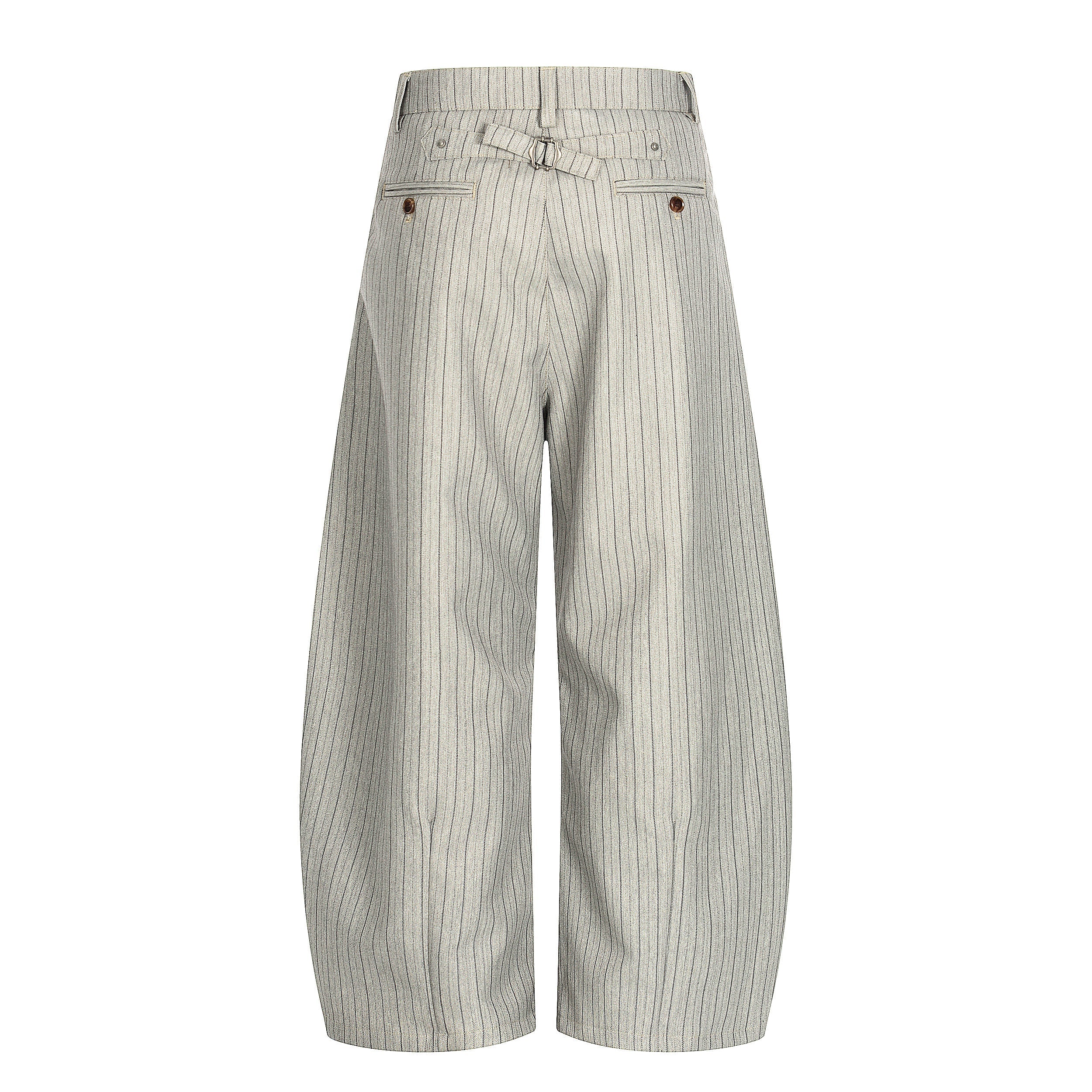 CapCabin Vintage Stripe Barrel Trousers