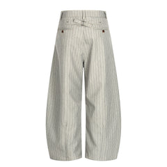 CapCabin Vintage Stripe Barrel Trousers