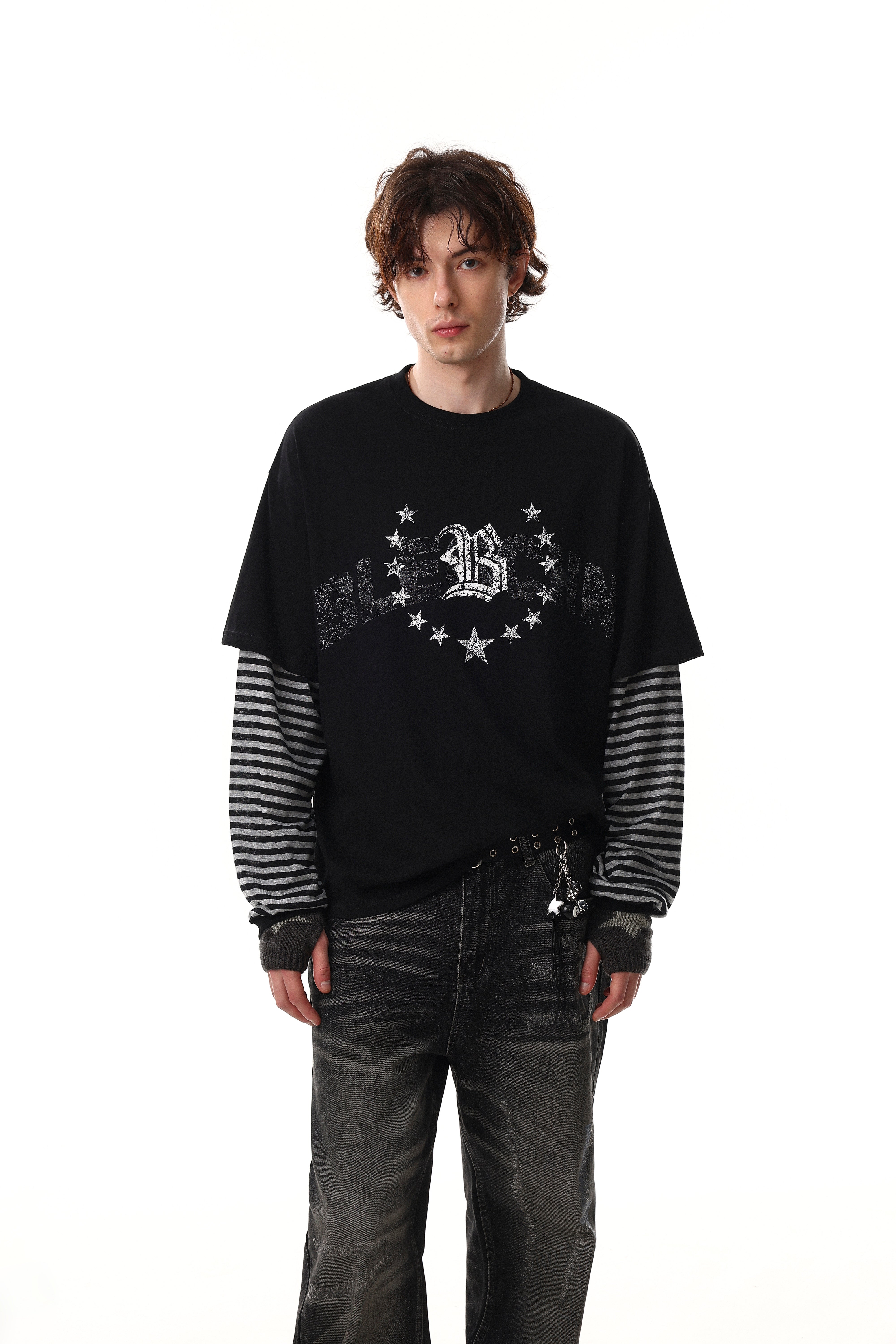CapCabin Layered Graphic Long Sleeve Tee