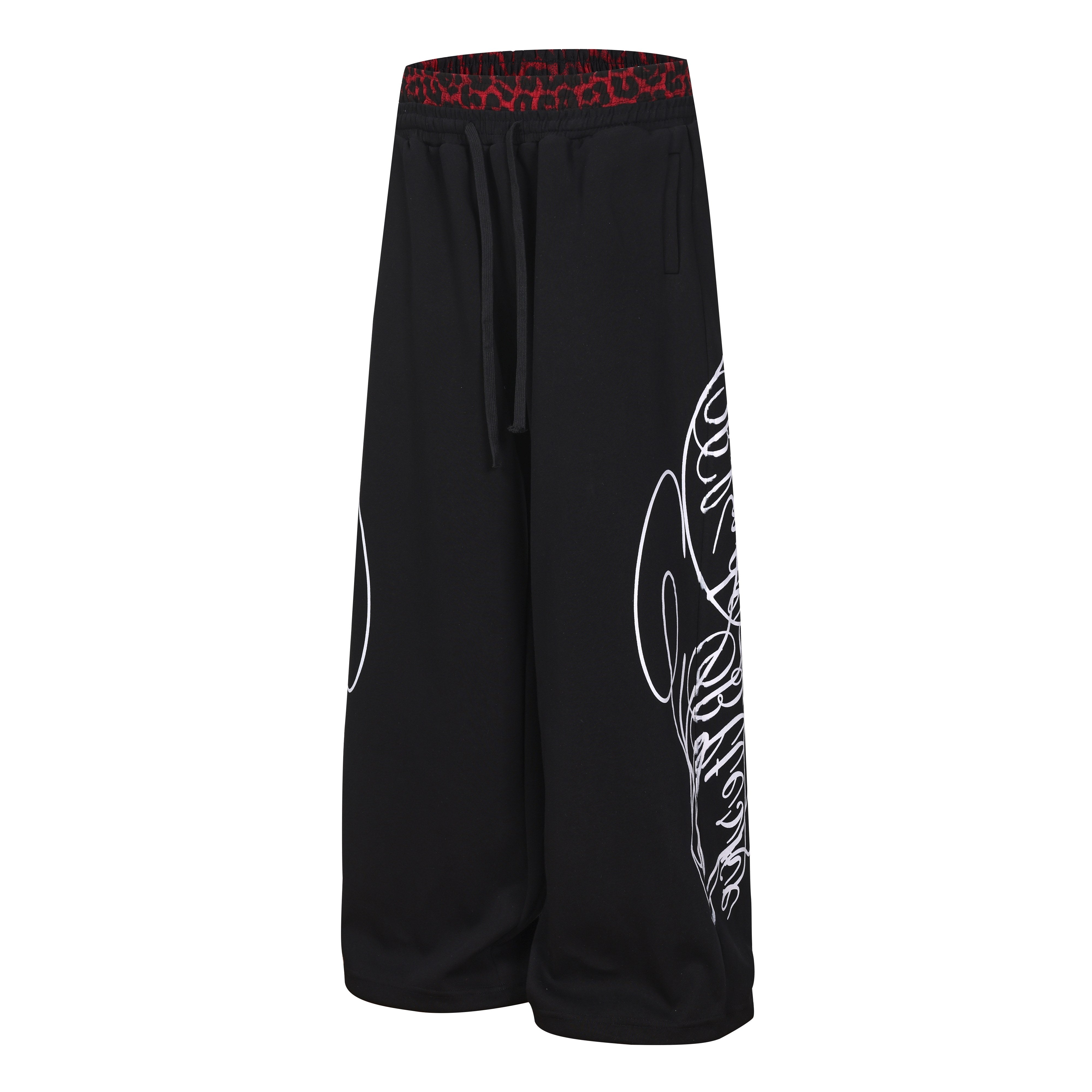 CapCabin Leopard Panel Sweatpants