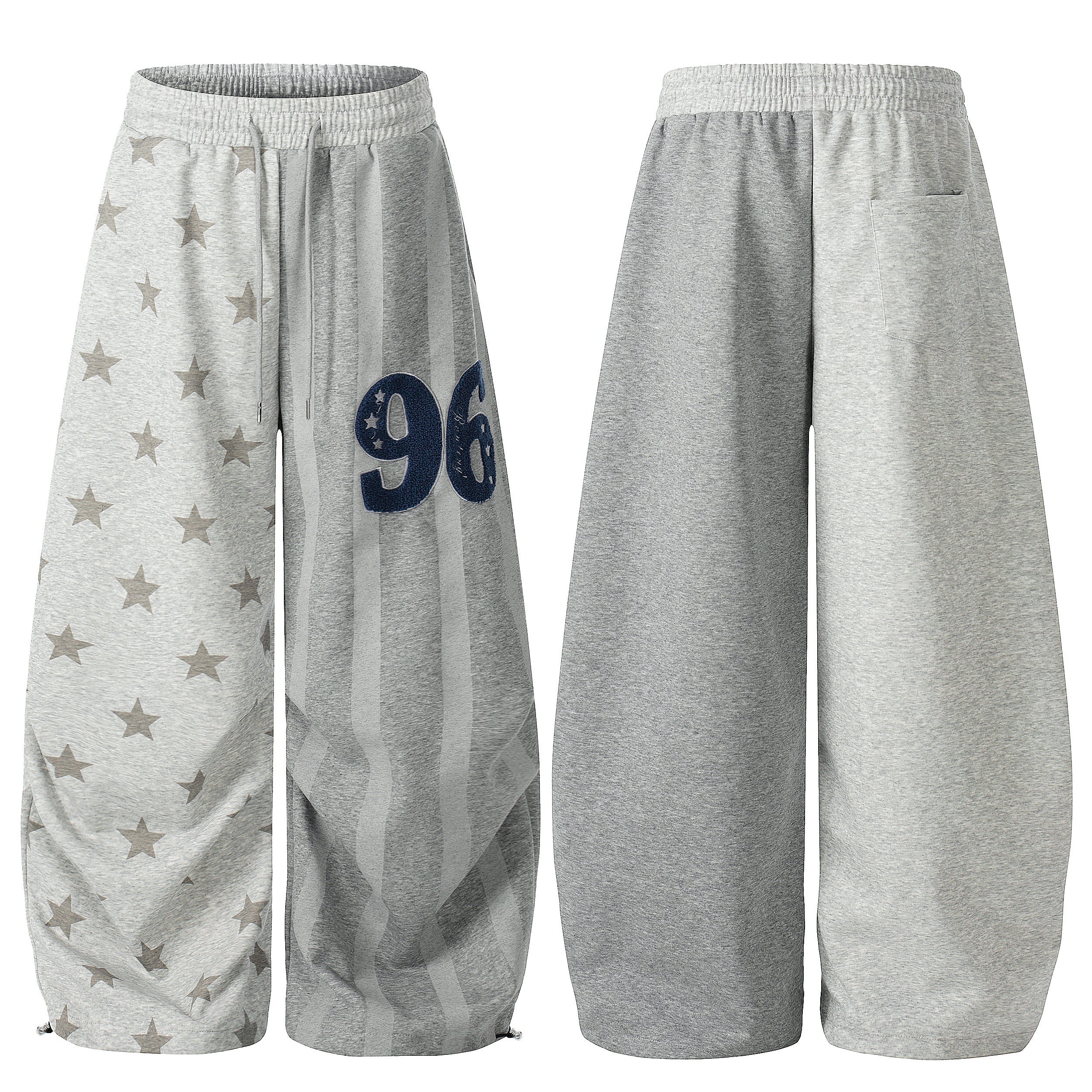 CapCabin 96 Star Stripe Wide-Leg Sweatpants