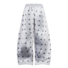 CapCabin Star Stripe Wide-Leg Sweatpants