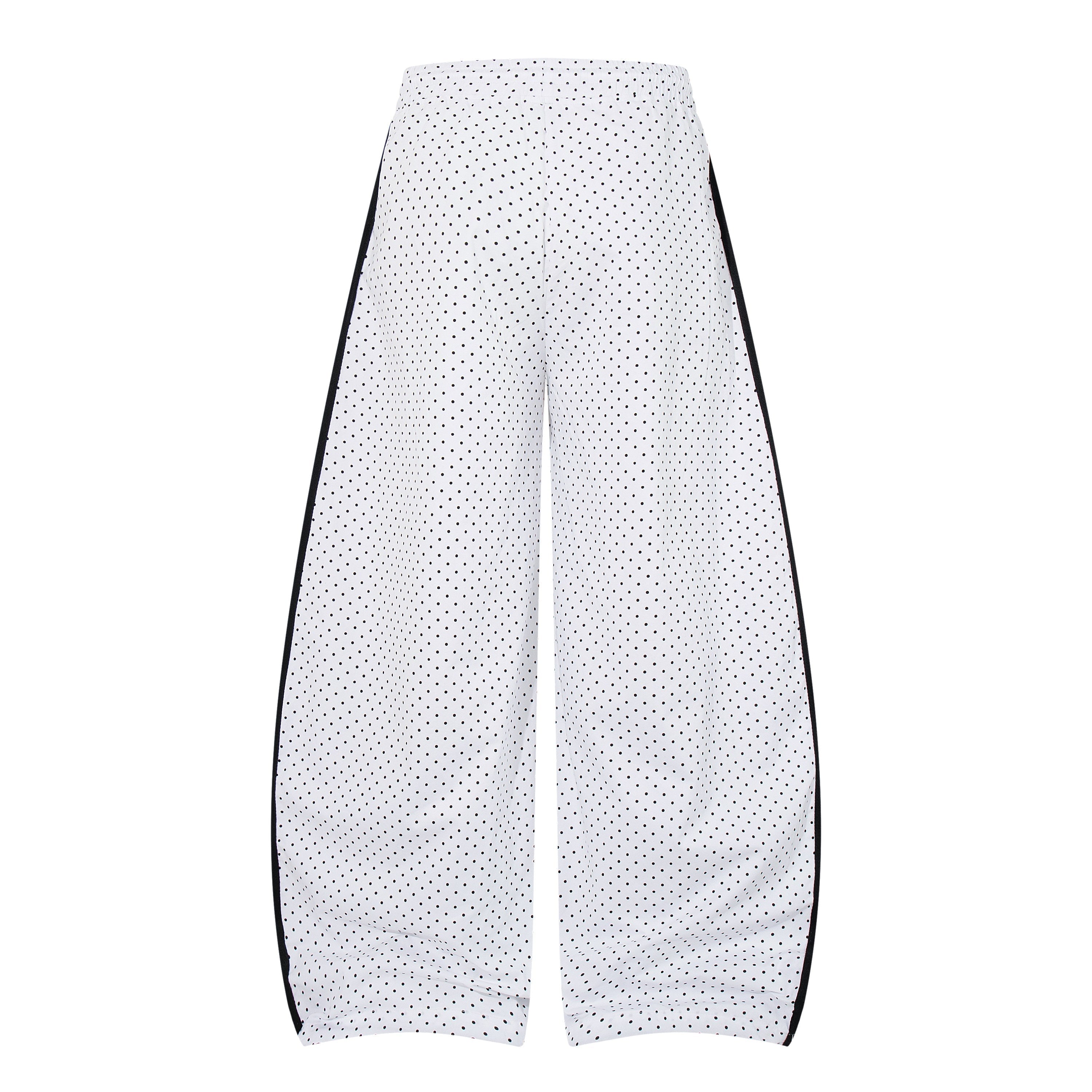 CapCabin “Polka Mesh Wide-Leg Pants”