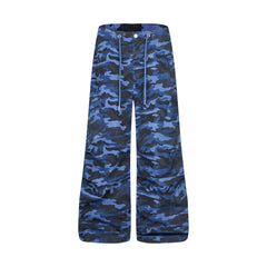 CapCabin Pink Camo Wide-Leg Pants