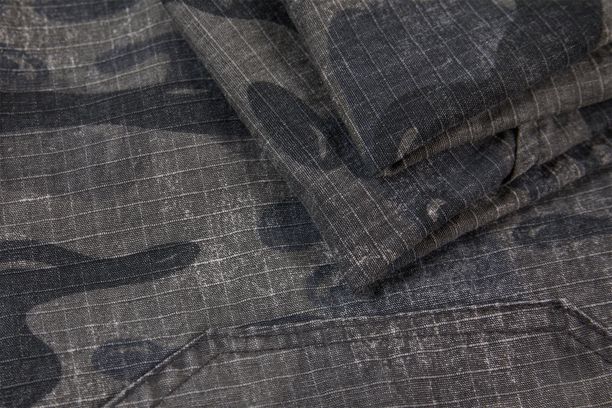 CapCabin Dark Camo Wide-Leg Pants