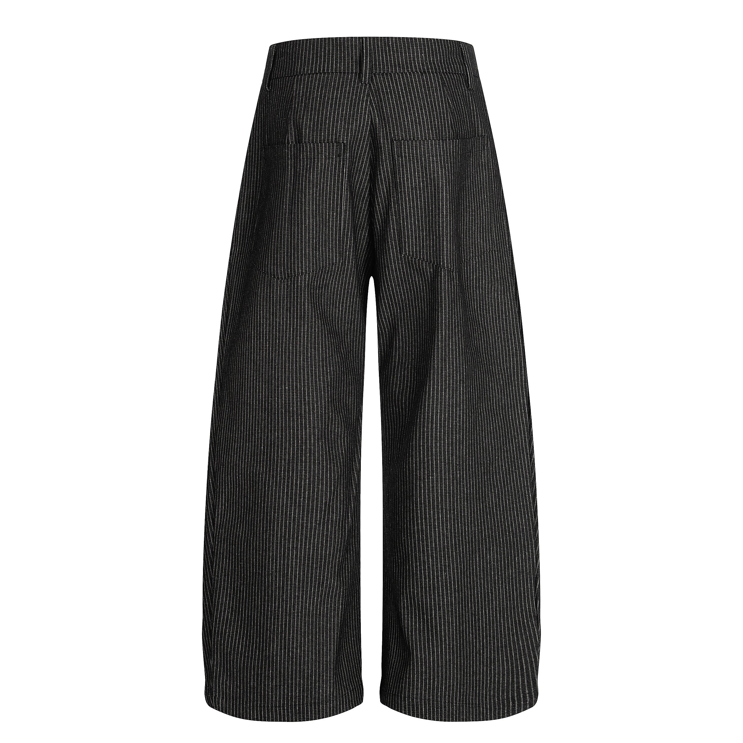 CapCabin Striped Wide-Leg Trousers