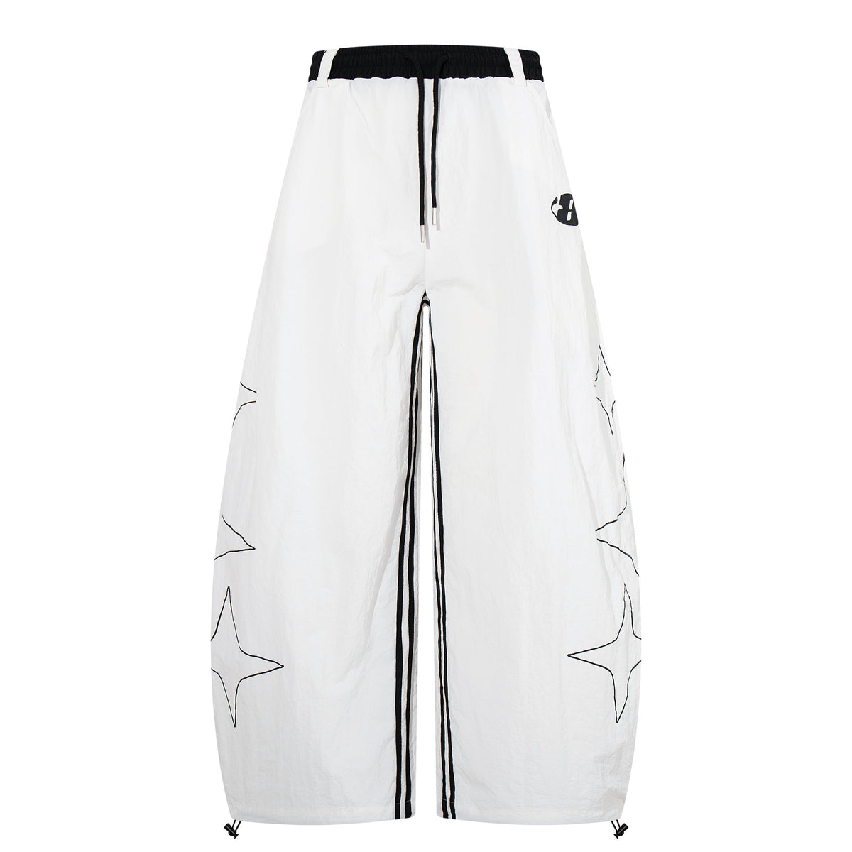 CapCabin “Starline Wide-Leg Track Pants”