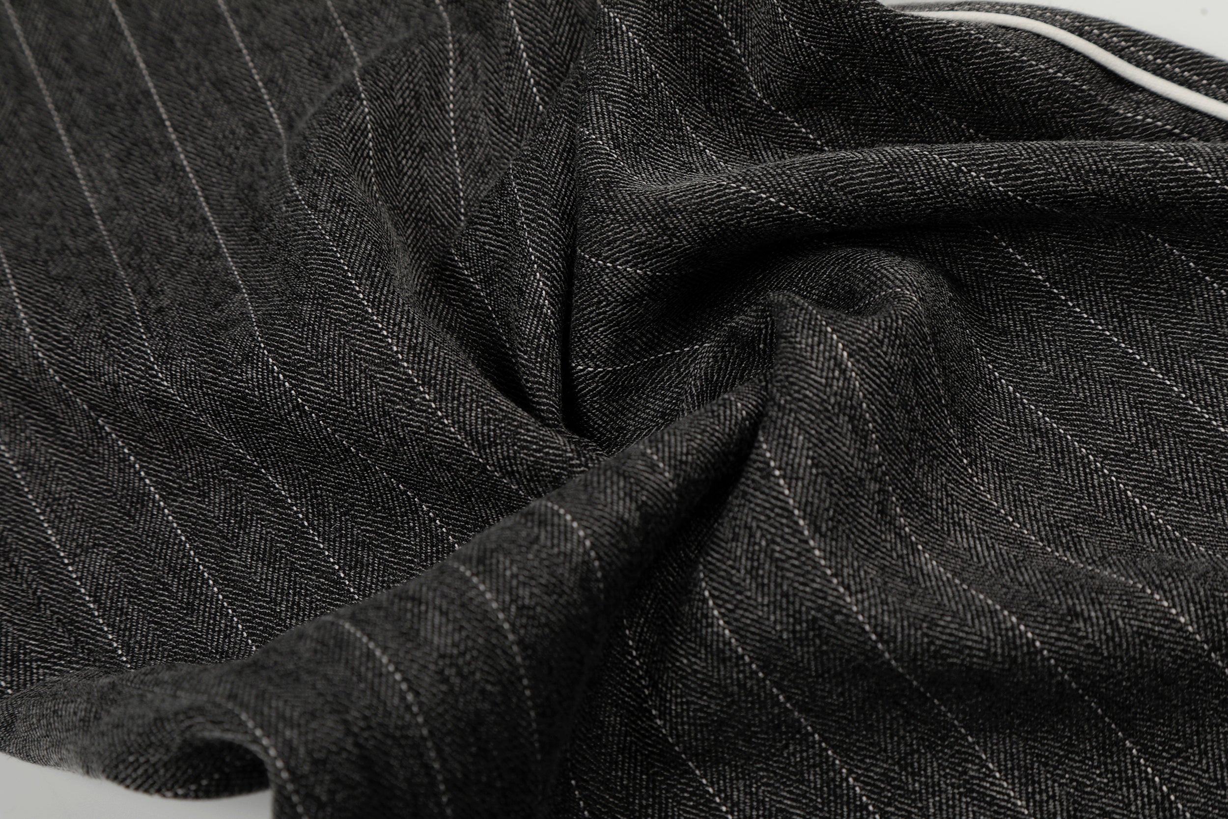 CapCabin Pinstripe Wide-Leg Track Pants