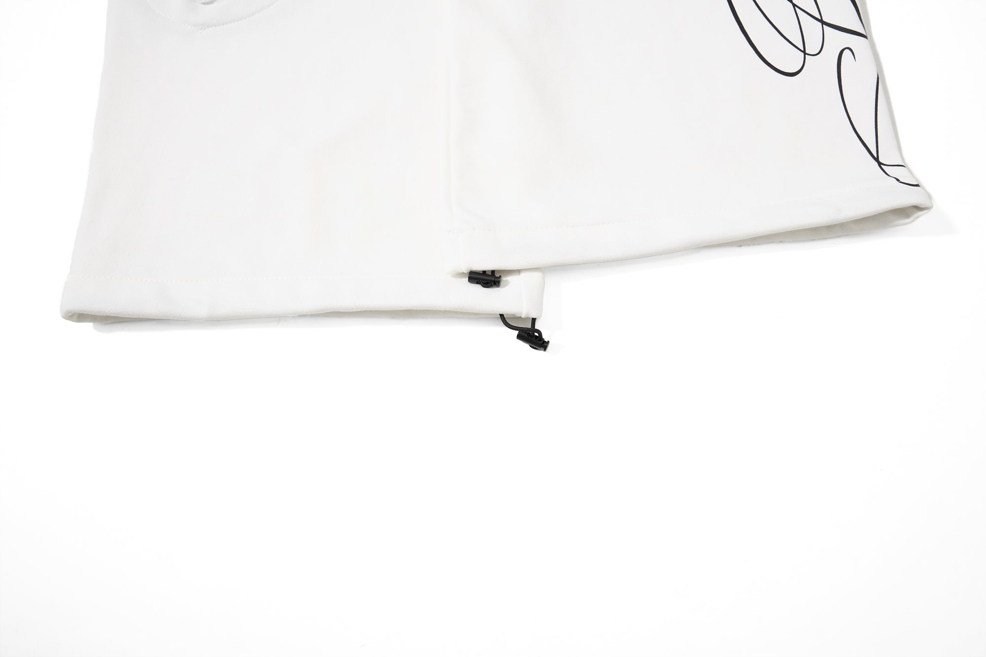 CapCabin “Distressed Panel Wide-Leg Sweatpants”