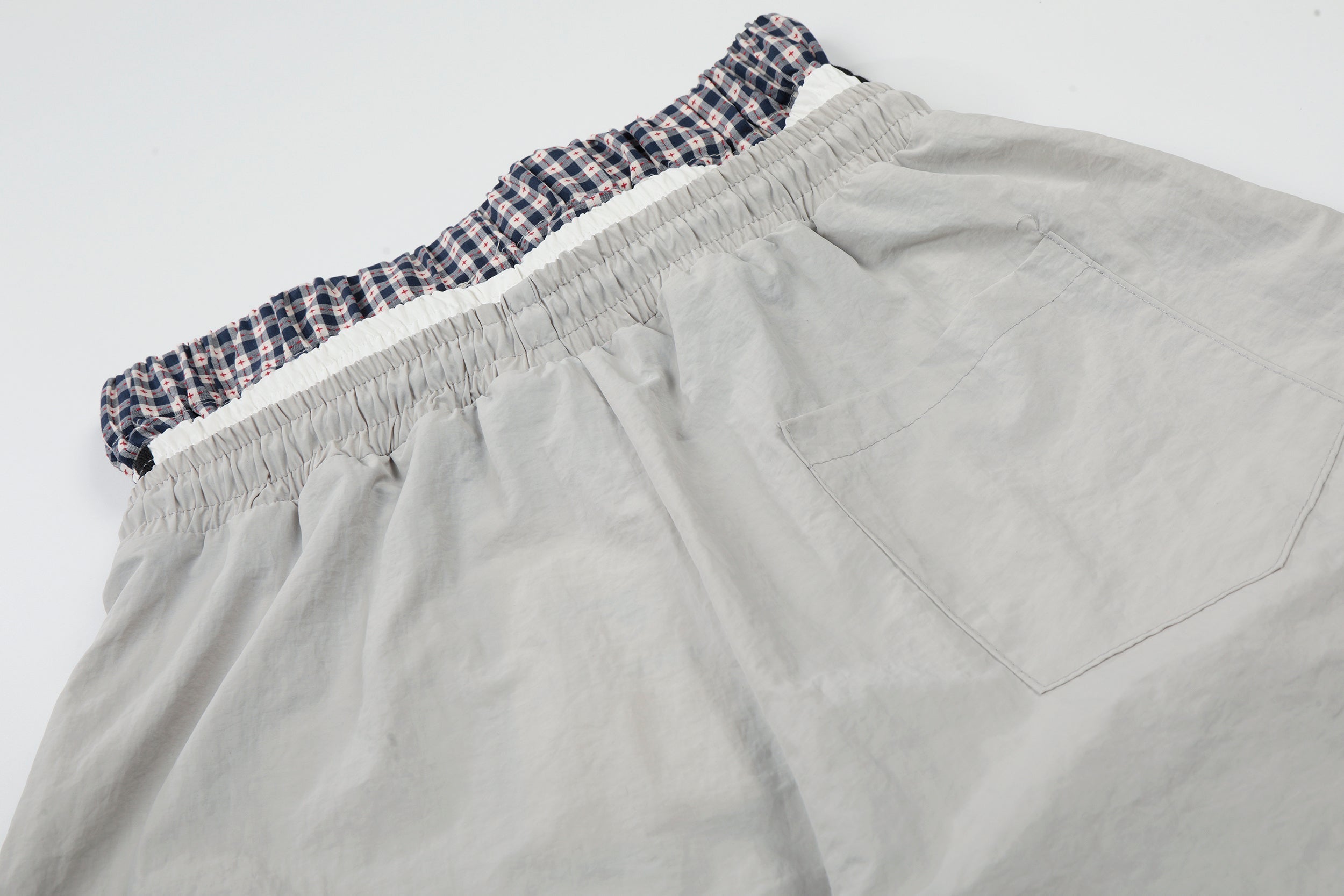 CapCabin Script Logo Wide-Leg Nylon Pants