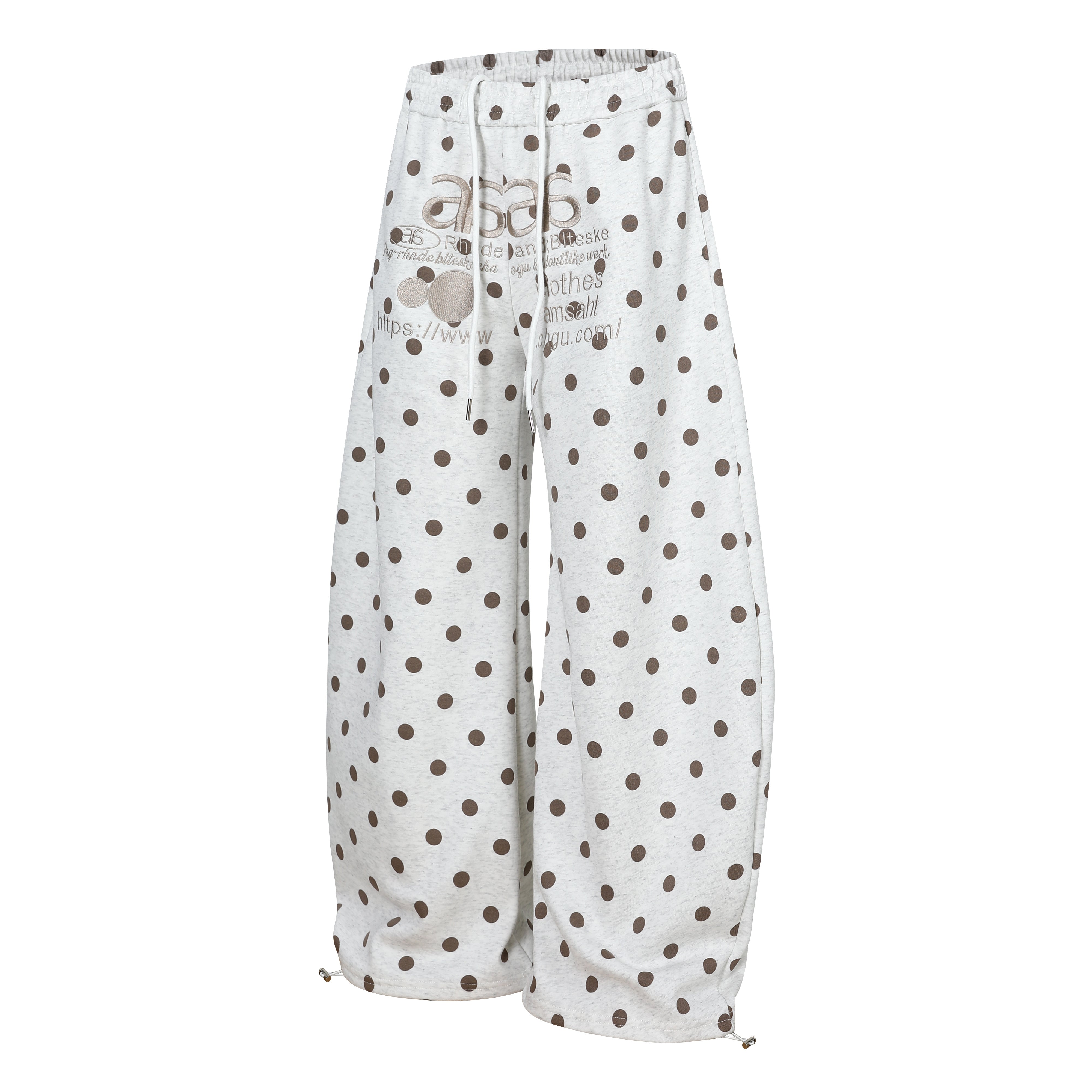CapCabin Star Print Wide-Leg Pants