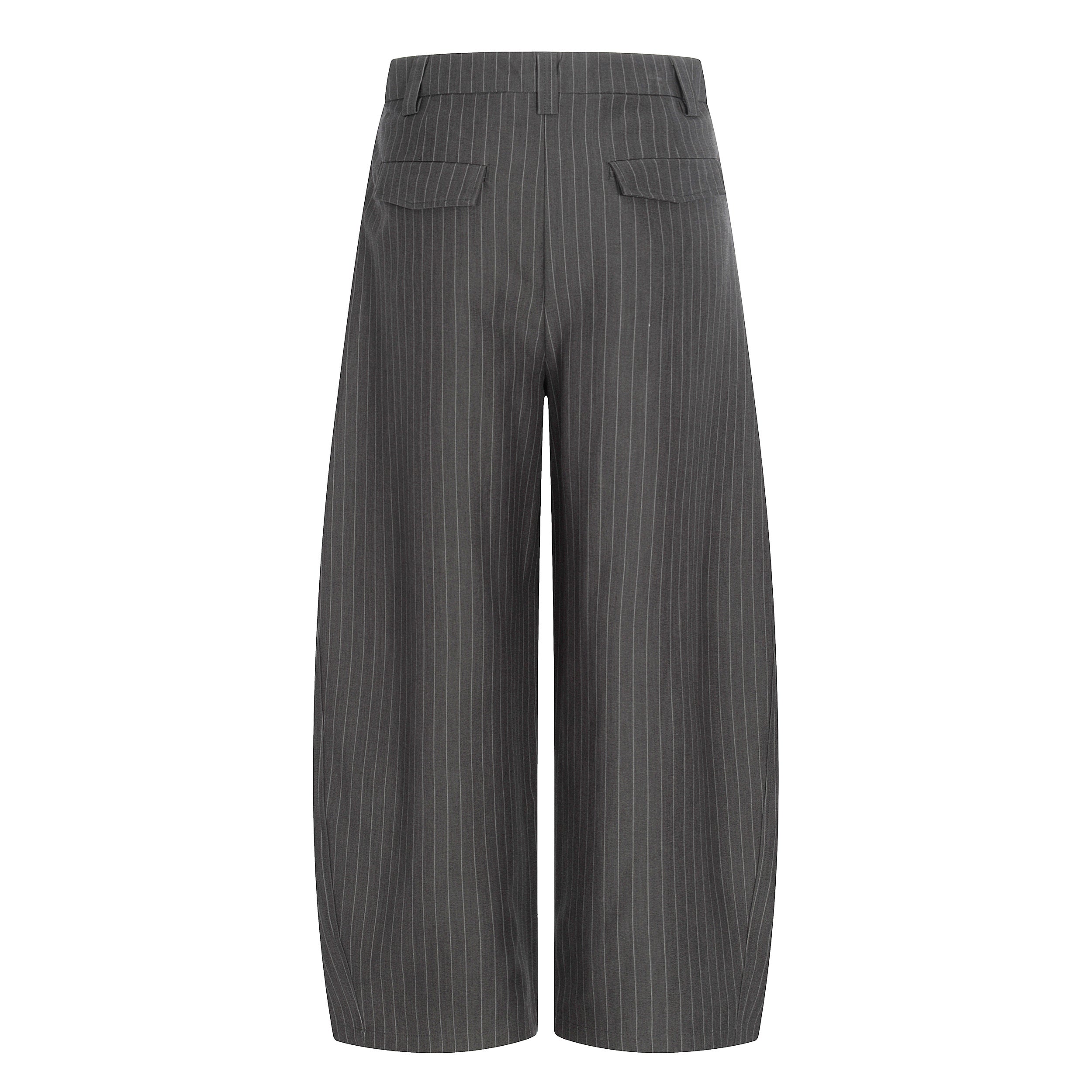 CapCabin Pinstripe Wide-Leg Trousers
