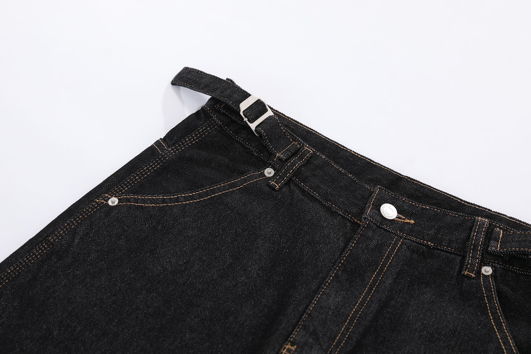 CapCabin “Raw Edge Denim Cargo Shorts”