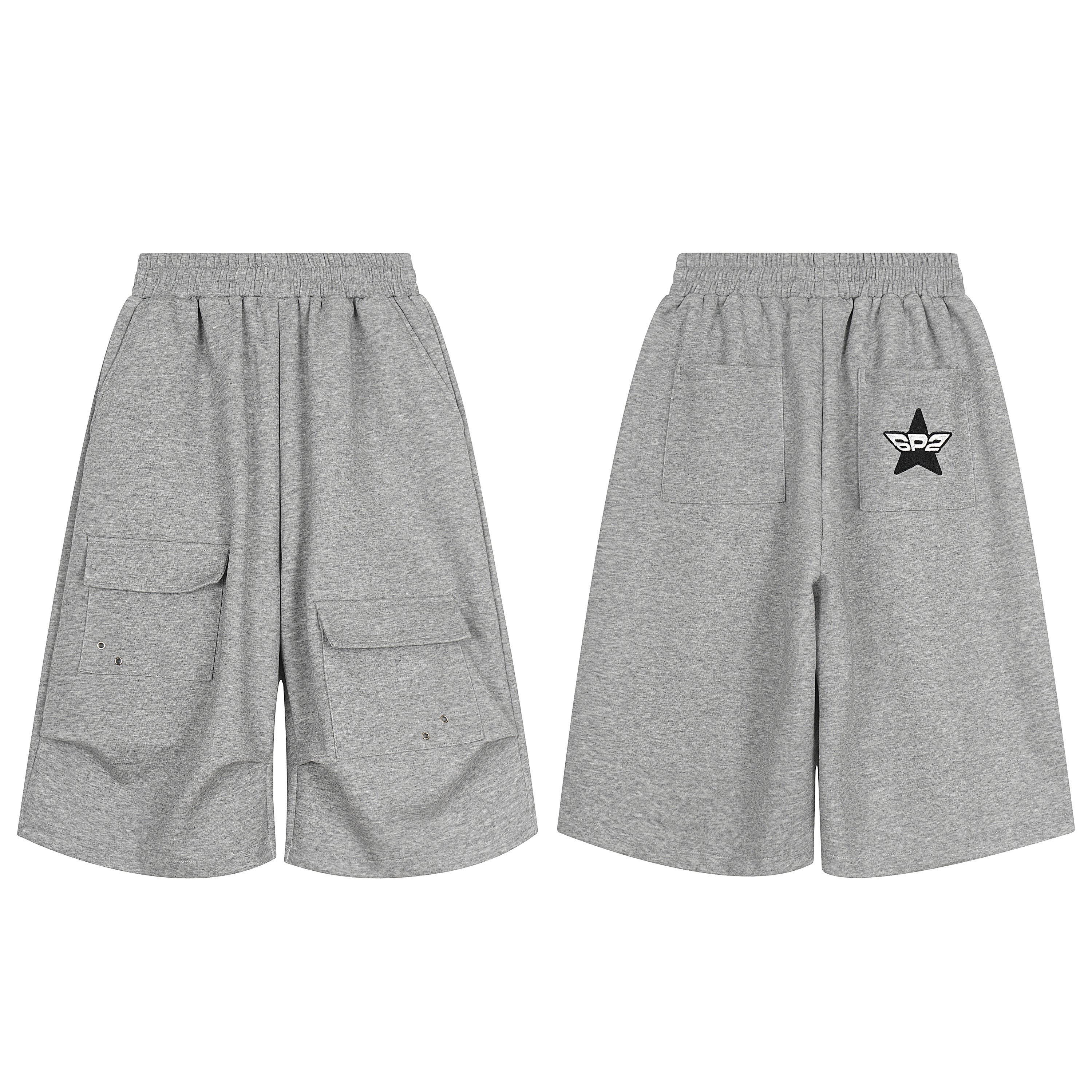 CapCabin Minimal Cargo Sweat Shorts