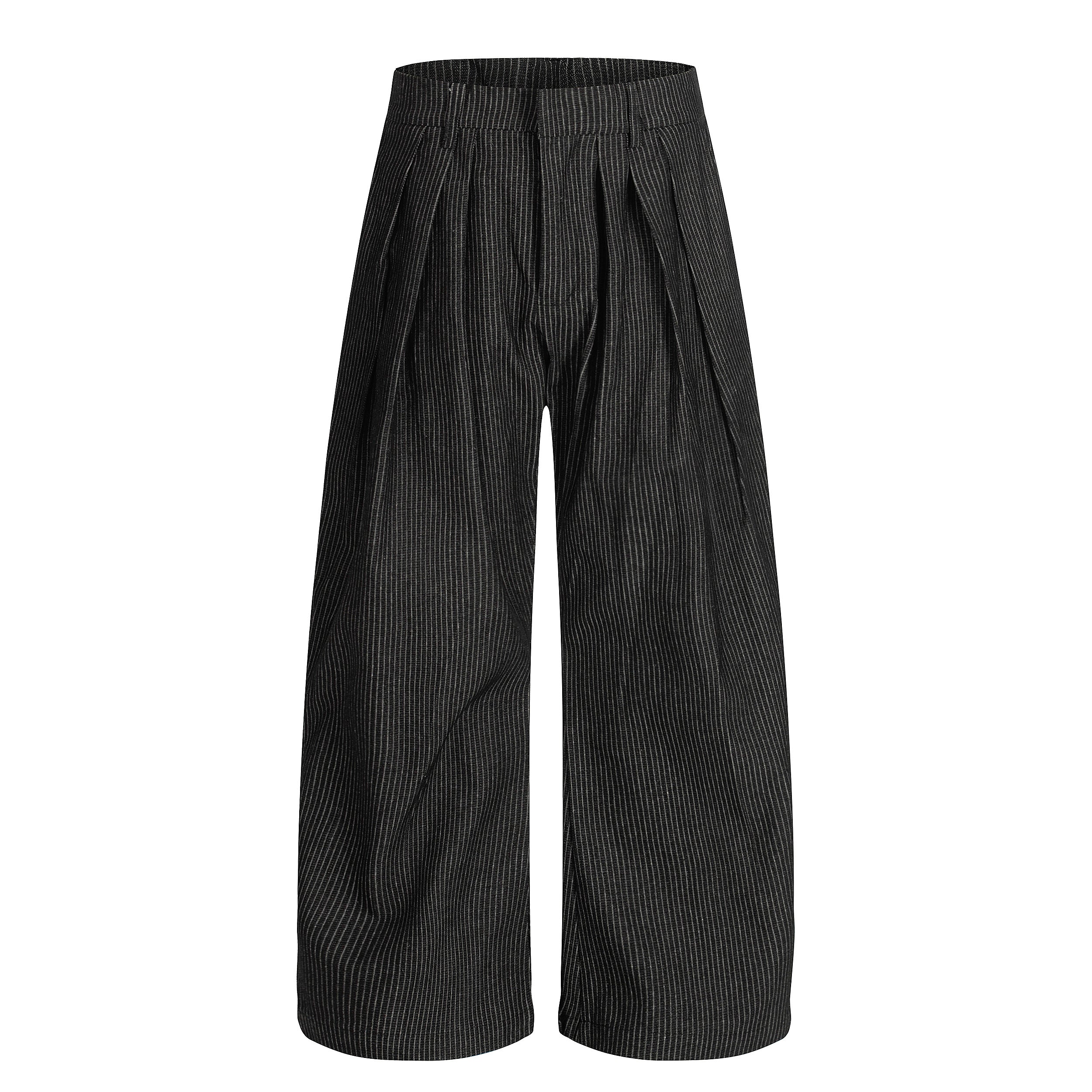 CapCabin Striped Wide-Leg Trousers