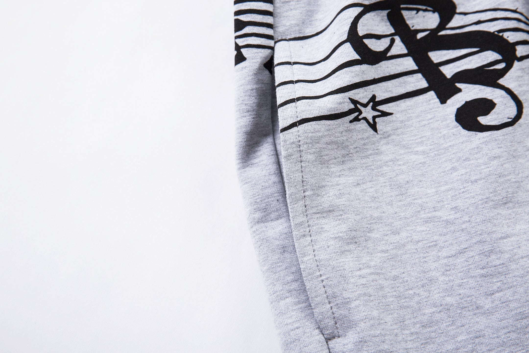 CapCabin Music Graphic Wide-Leg Sweatpants