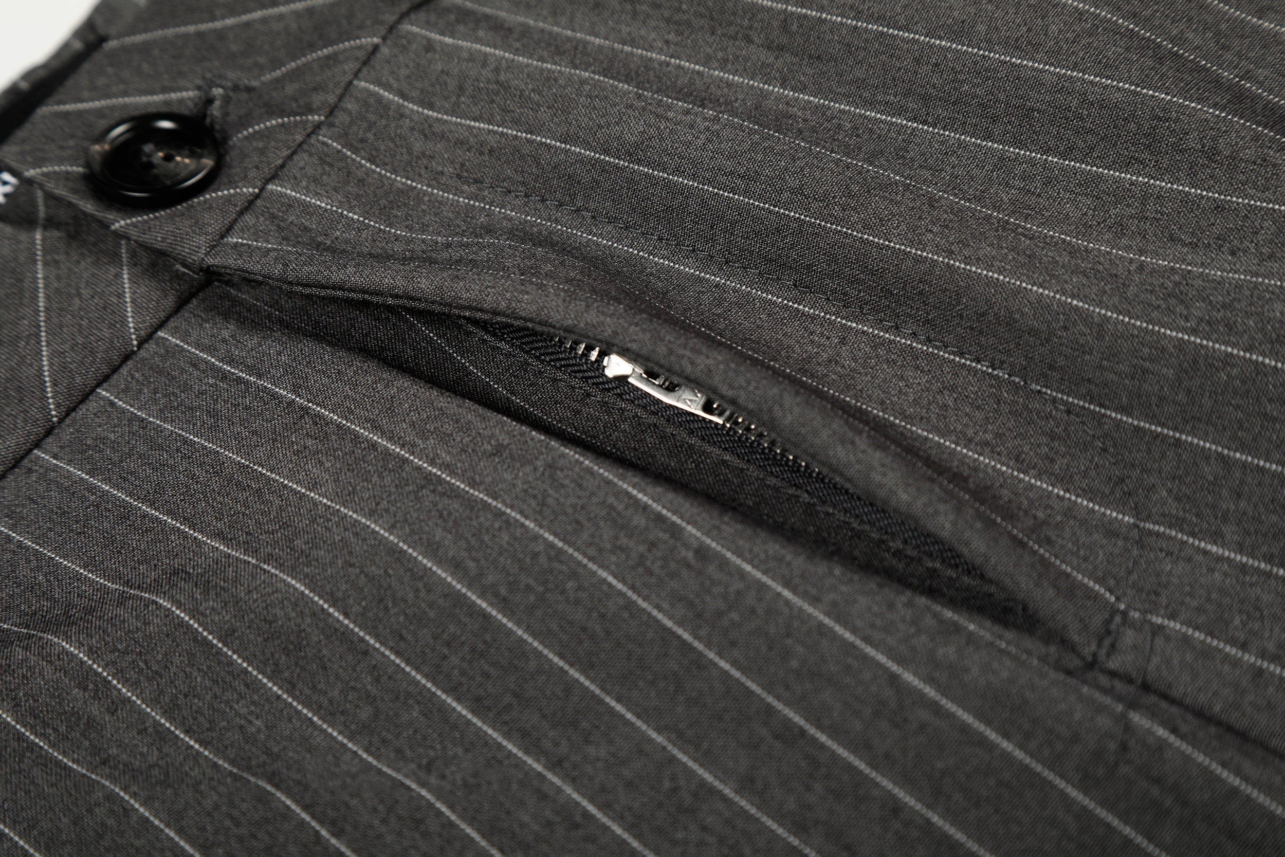 CapCabin Pinstripe Wide-Leg Trousers